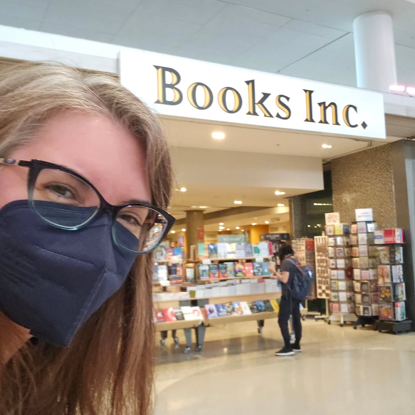 Super quick post as I run through the airport to catch my next flight to #gencon. Thank you, Books Inc, for having copies of my books! Seeing them on shelves next to so many amazing titles always levels up my day. 

Signed copies of The Underwild boo