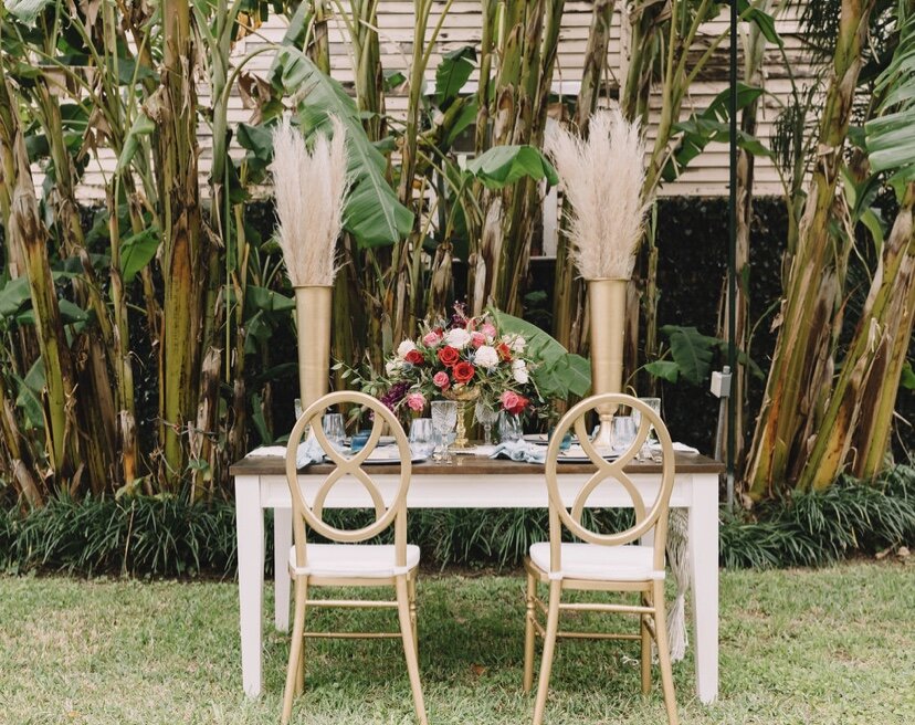 Check our our “Just Us Two” Table scape