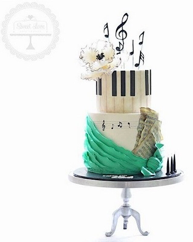 Hip Music Themed Birthday Cake - CakeCentral.com