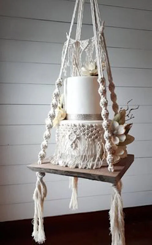 10 Gorgeous Macrame Cakes To Make You Feel Knotty — Cake Wrecks