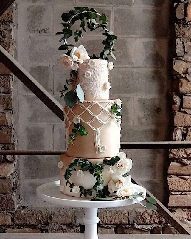 10 Gorgeous Macrame Cakes To Make You Feel Knotty — Cake Wrecks
