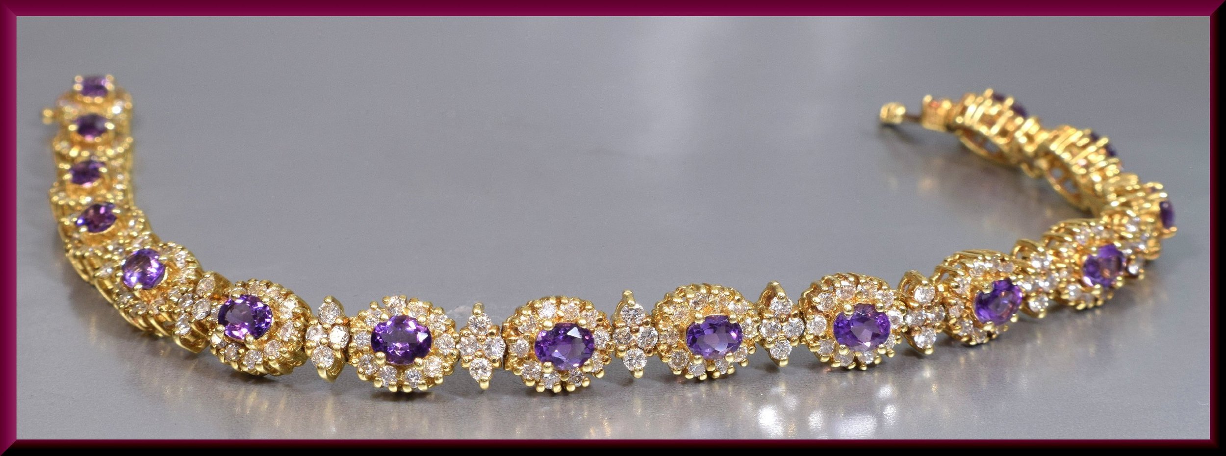 Amethyst Bracelet (AMT-RDB-71-CUT.) | Rananjay Exports