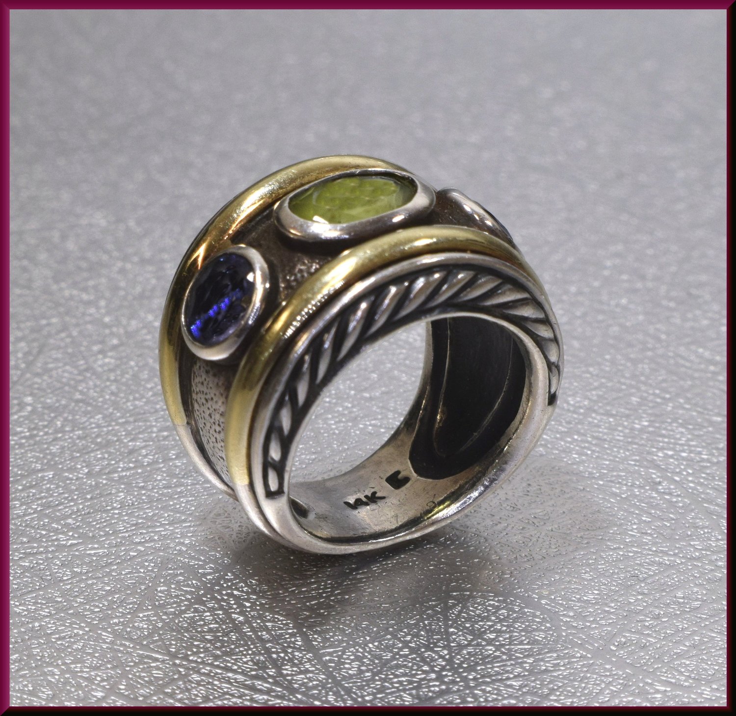 Renaissance Wedding Ring in Sterling Silver