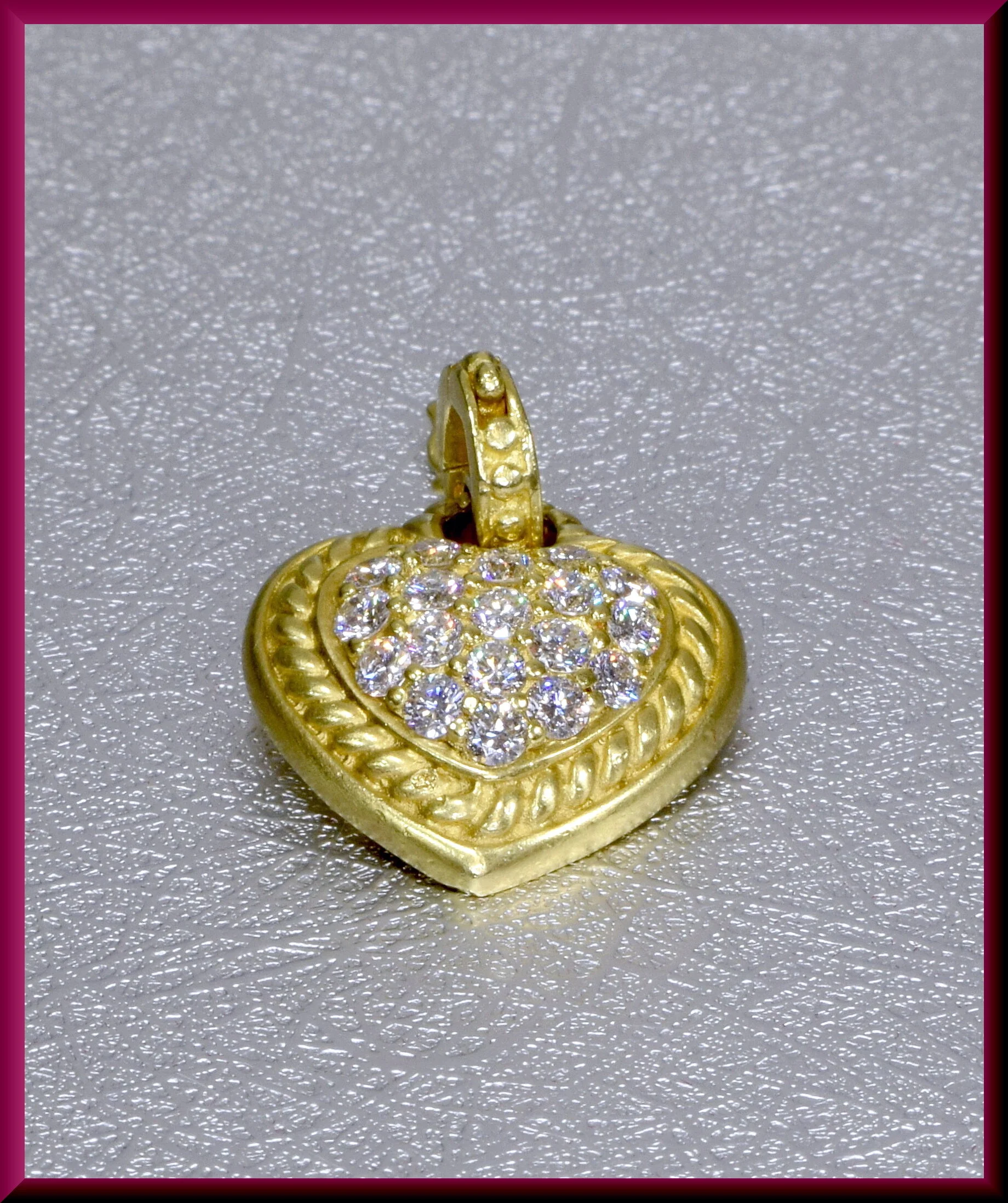 18K Yellow Gold Judith Ripka Diamond 