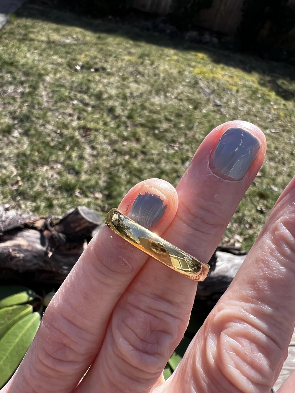 18k Yellow Tiffany Gold Wedding Band 3mm Tiffany Wedding Band In