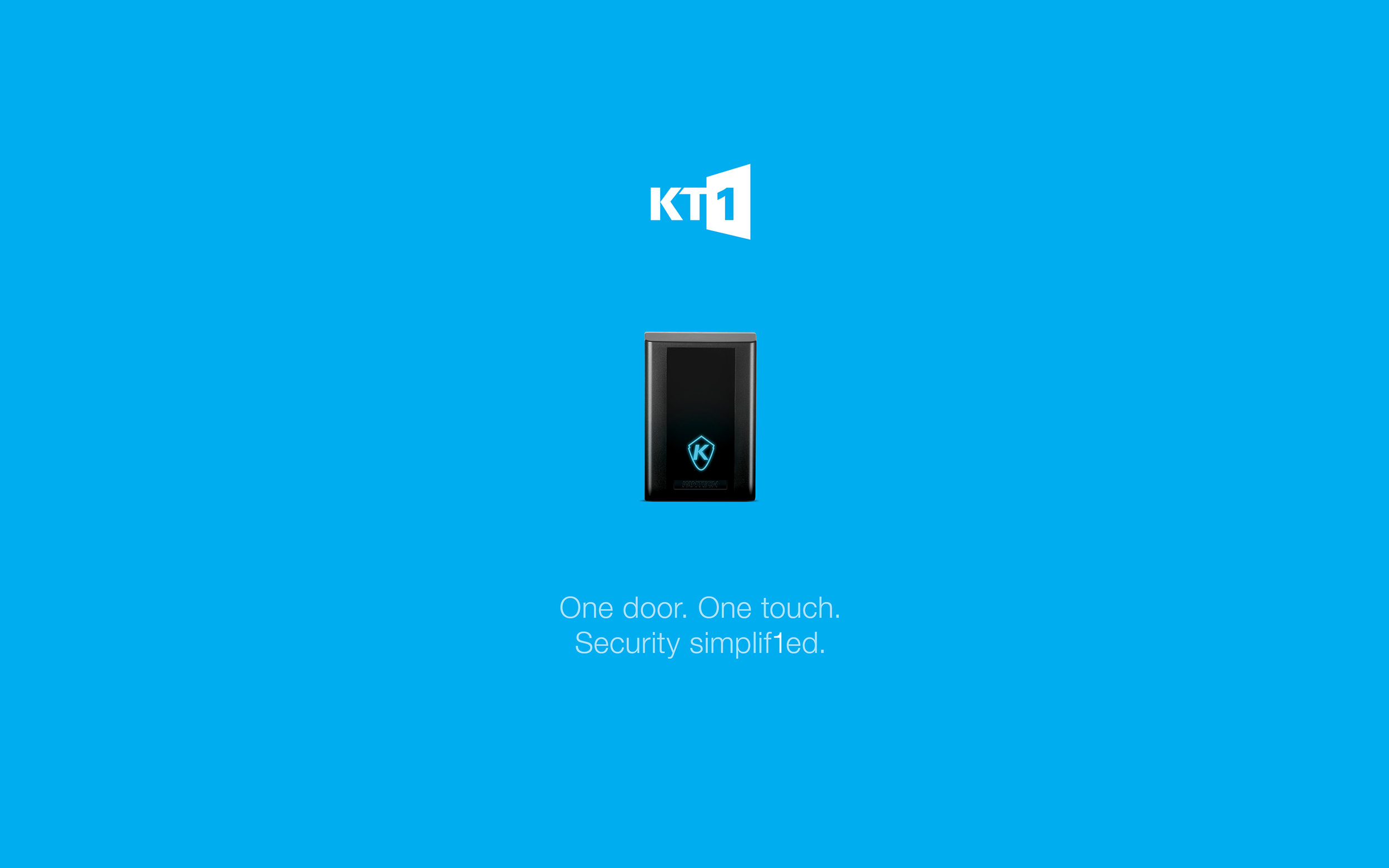 Kantech KT-1 branding and advertising