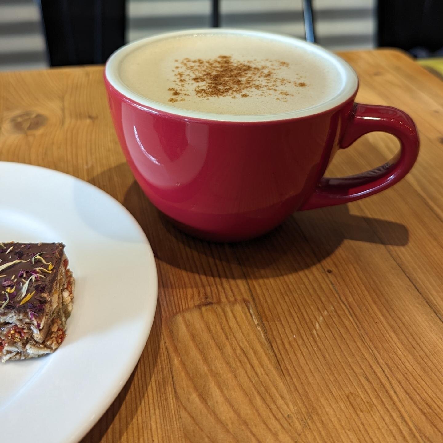 All the goodies @anvilcoffeehouse today. Lovely meet and greet with the new owner, Sarah. Congratulations to @anvilcoffeehouse !!! @drinkchicobab  Chai Macadamia milk latte @milkadamia