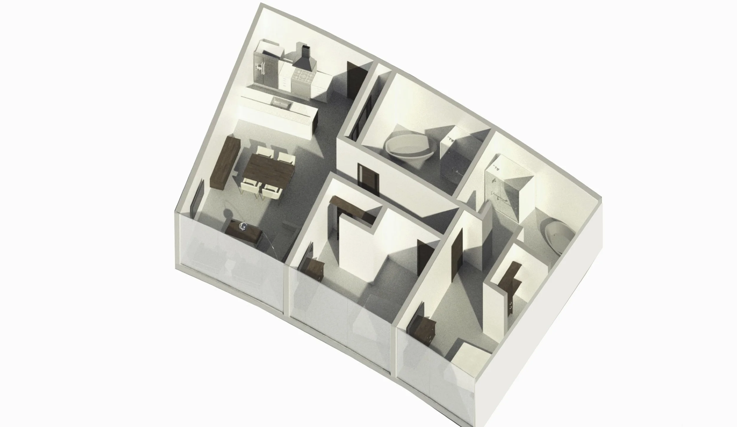  Residential Two-Bedroom Render 