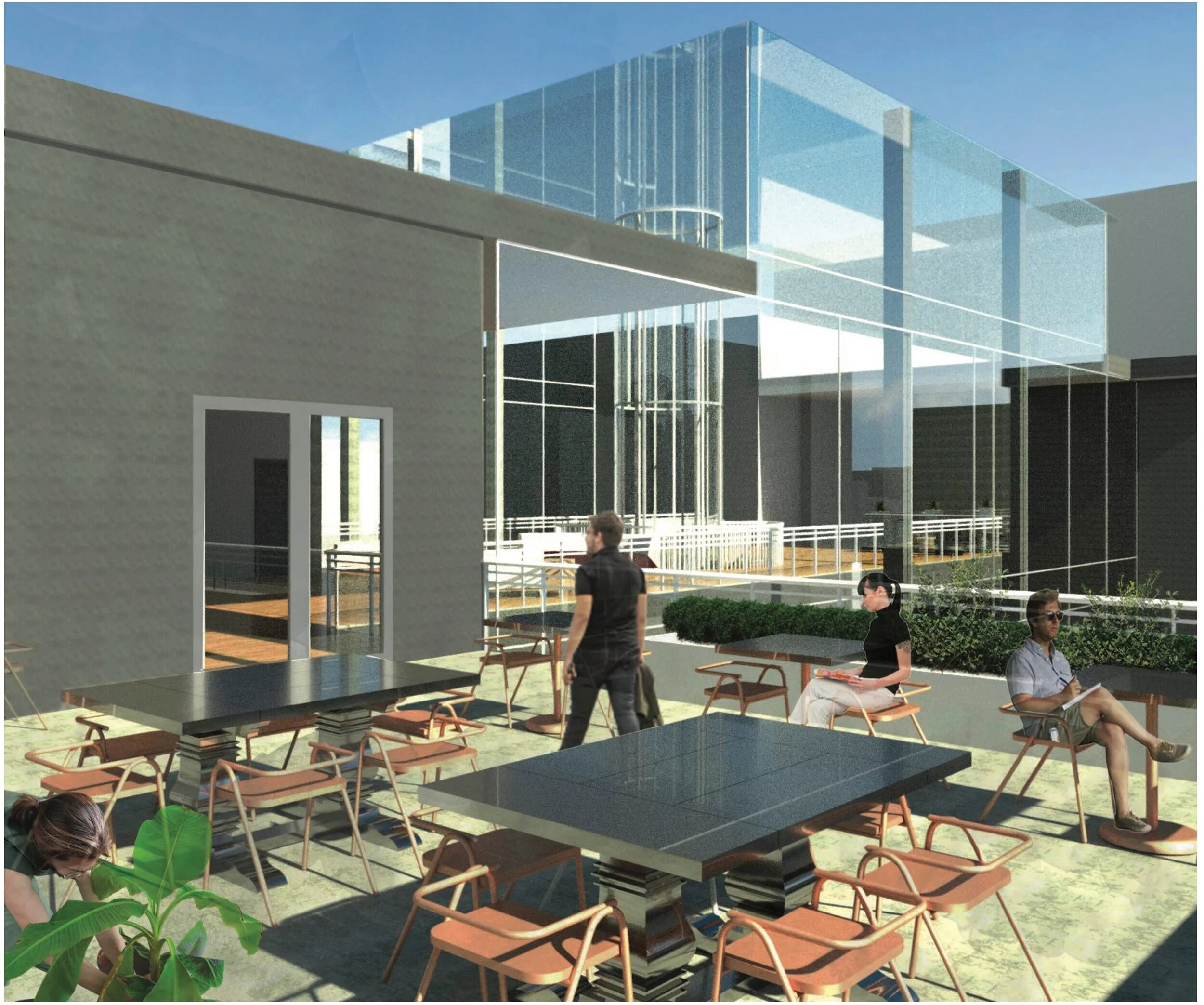  Exterior Lounge Render 
