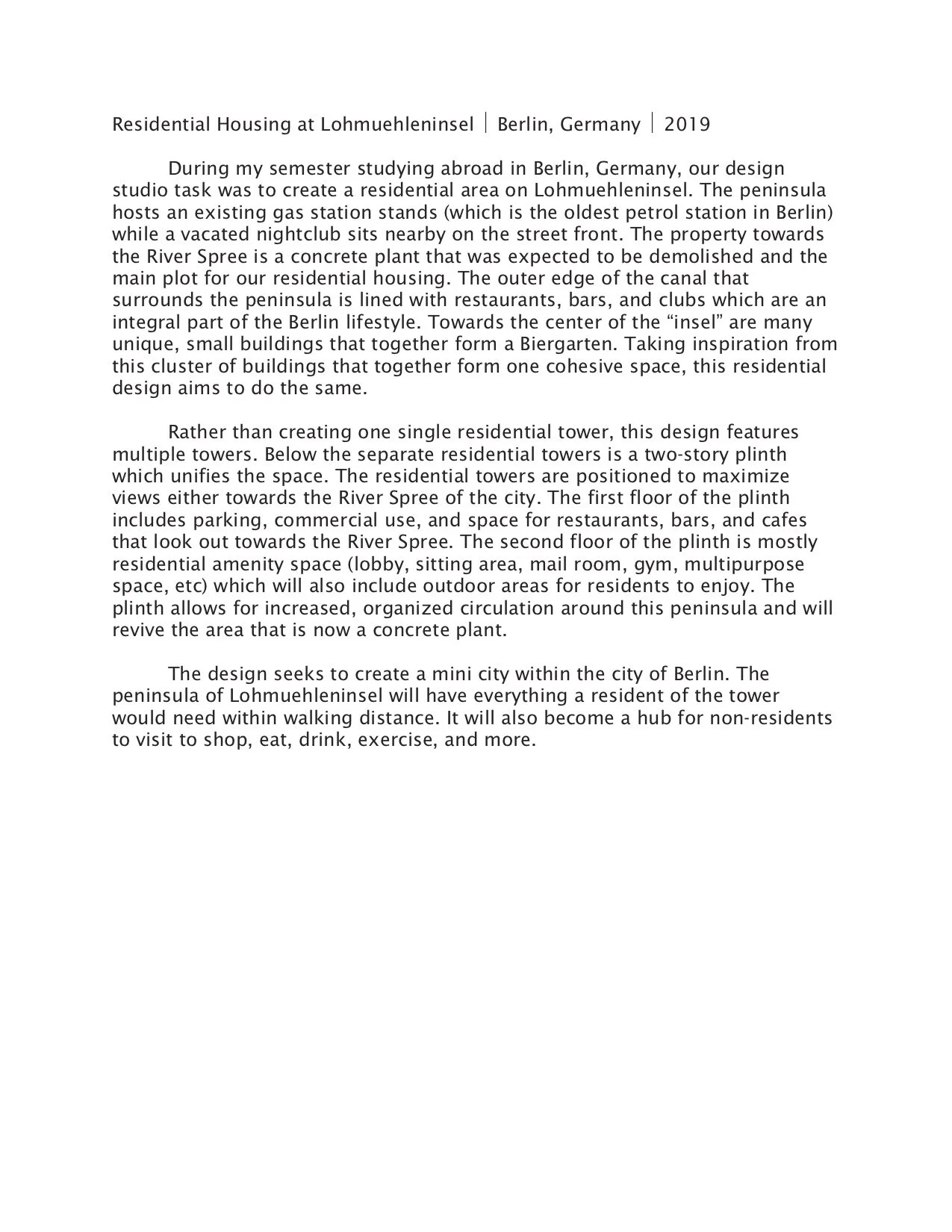  Project Description 