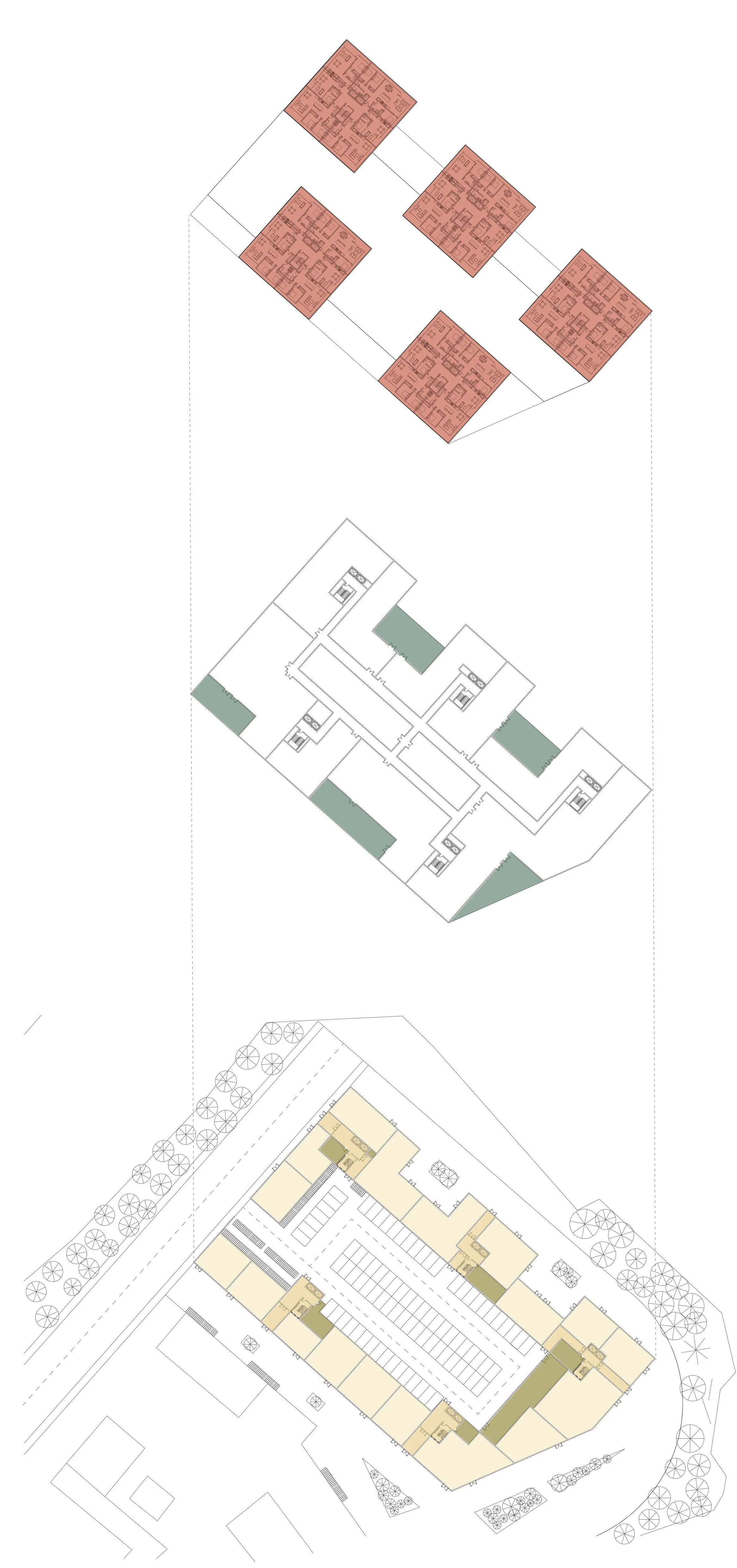  Ground Floor, First Story of Plinth, Typical Floor Plan 