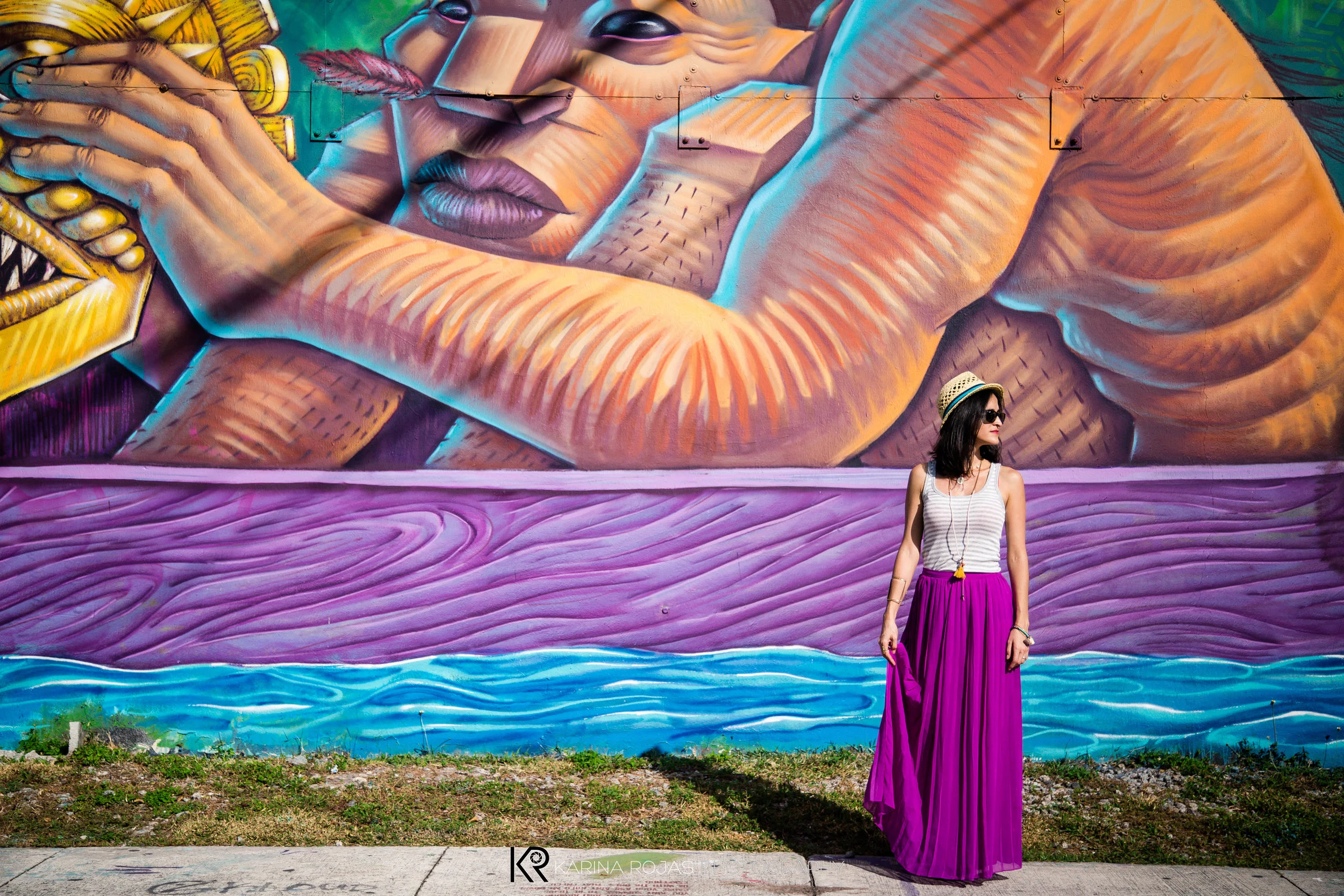 At my old neighborhood of Wynwood, Miami photographed by the best: Karina Rojas.