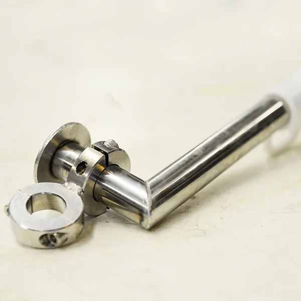 Umbrella with swiveling stainless steel holder