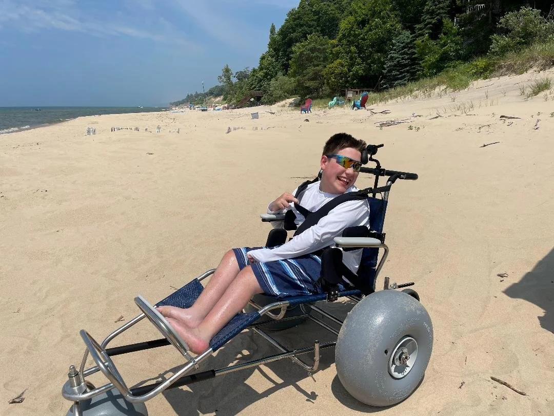 Cam in his EZ Roller.jpg