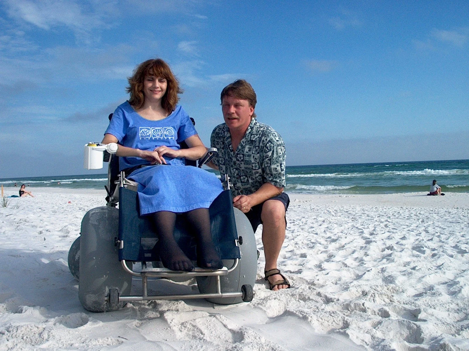 A little About Me and Mike, and the DeBug Beach Wheelchair