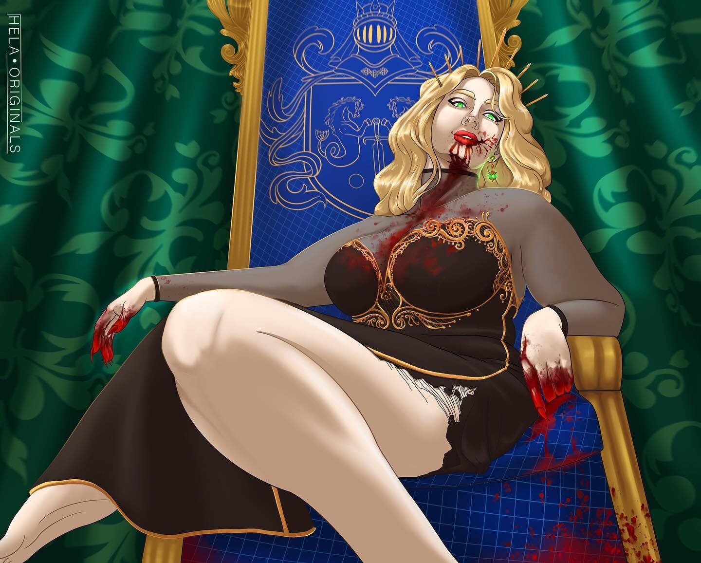 Sometimes, you just want to draw a hot evil vampire lady. Tbh the background needs some improvement but I&rsquo;m definitely seeing strides 😎

#art #monstergirl #vampire #digitalart #procreate #characterart