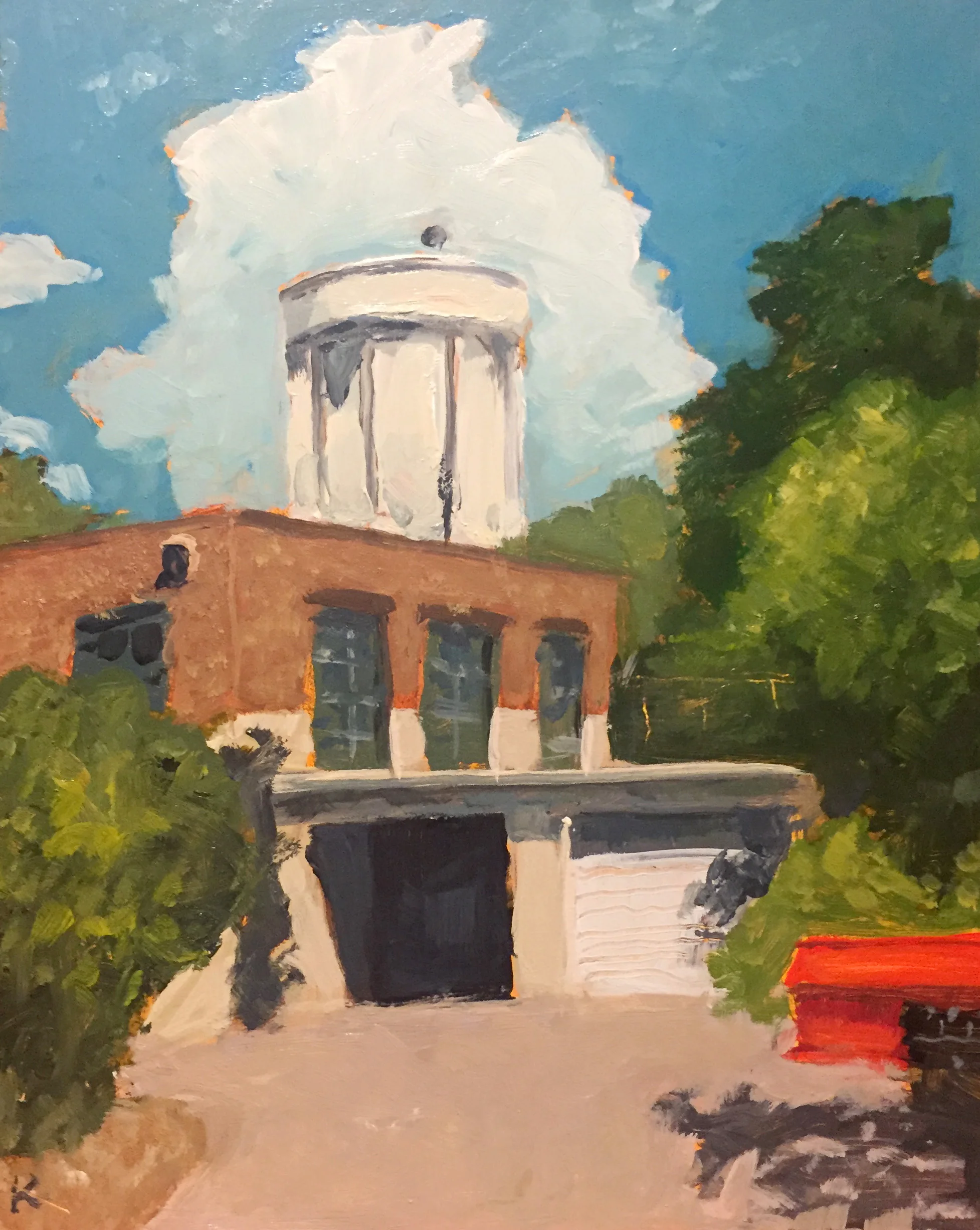 High Summer Water Tower - Print