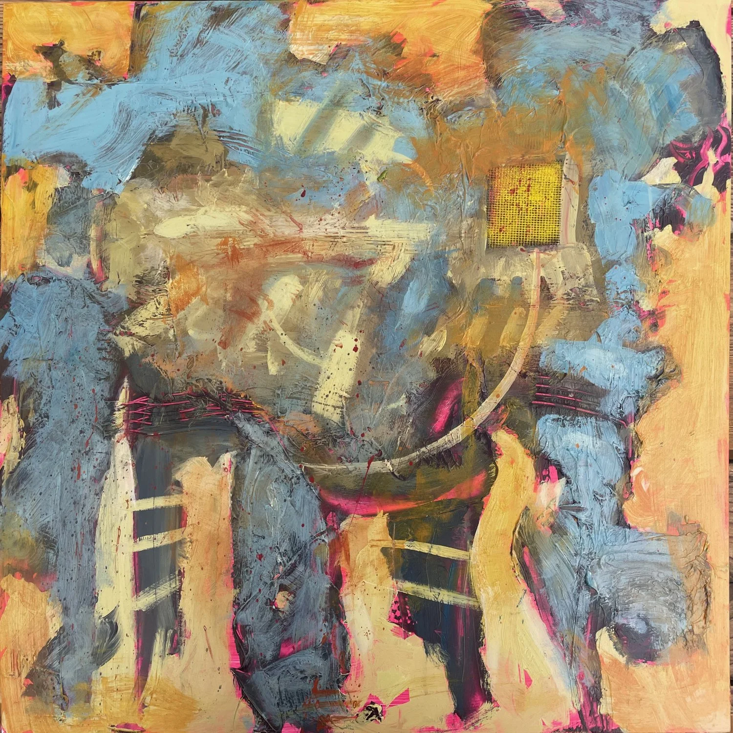 Untitled 2 • Acrylic on Panel • 18"x18