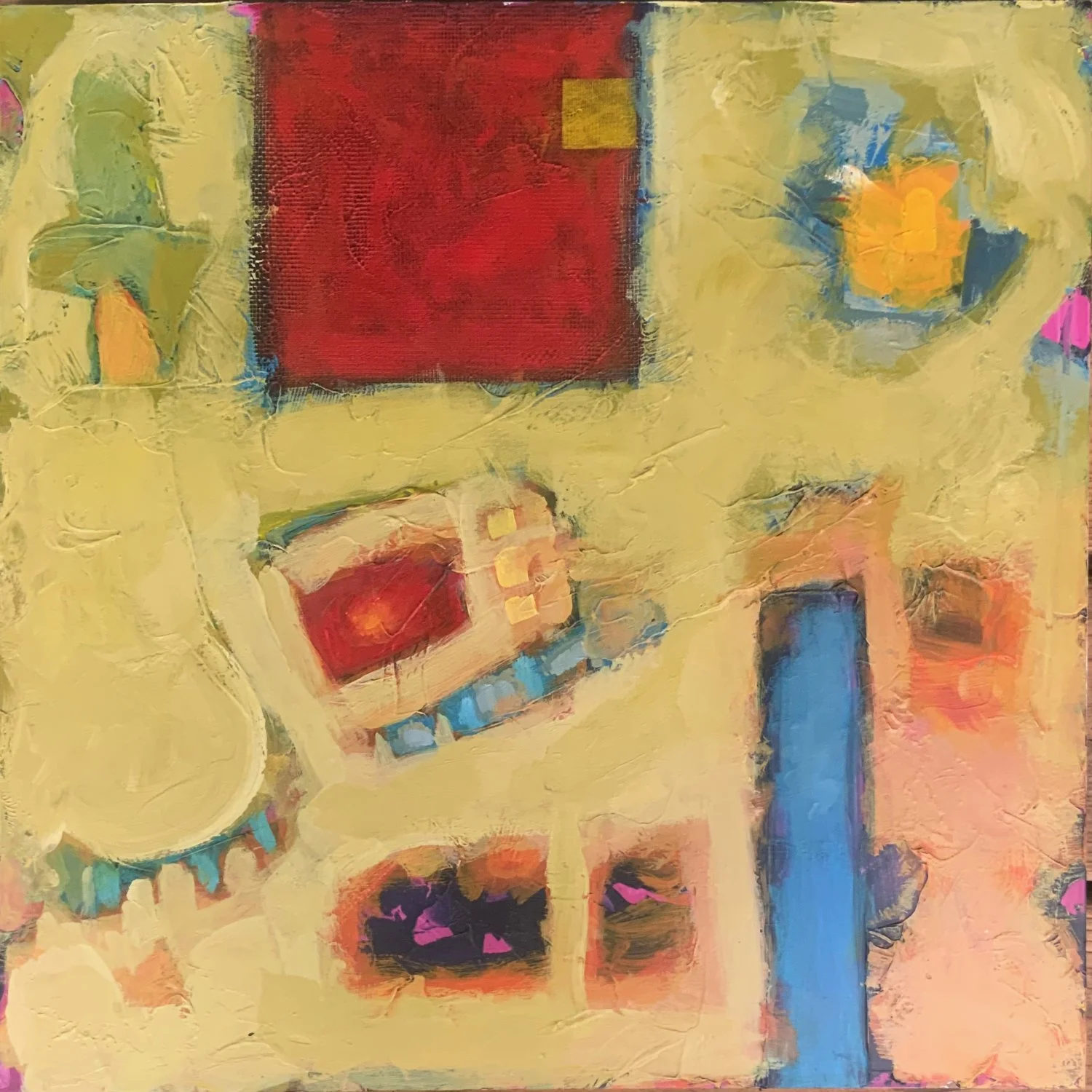 At the Threshold • Acrylic on Panel • 18"x18"