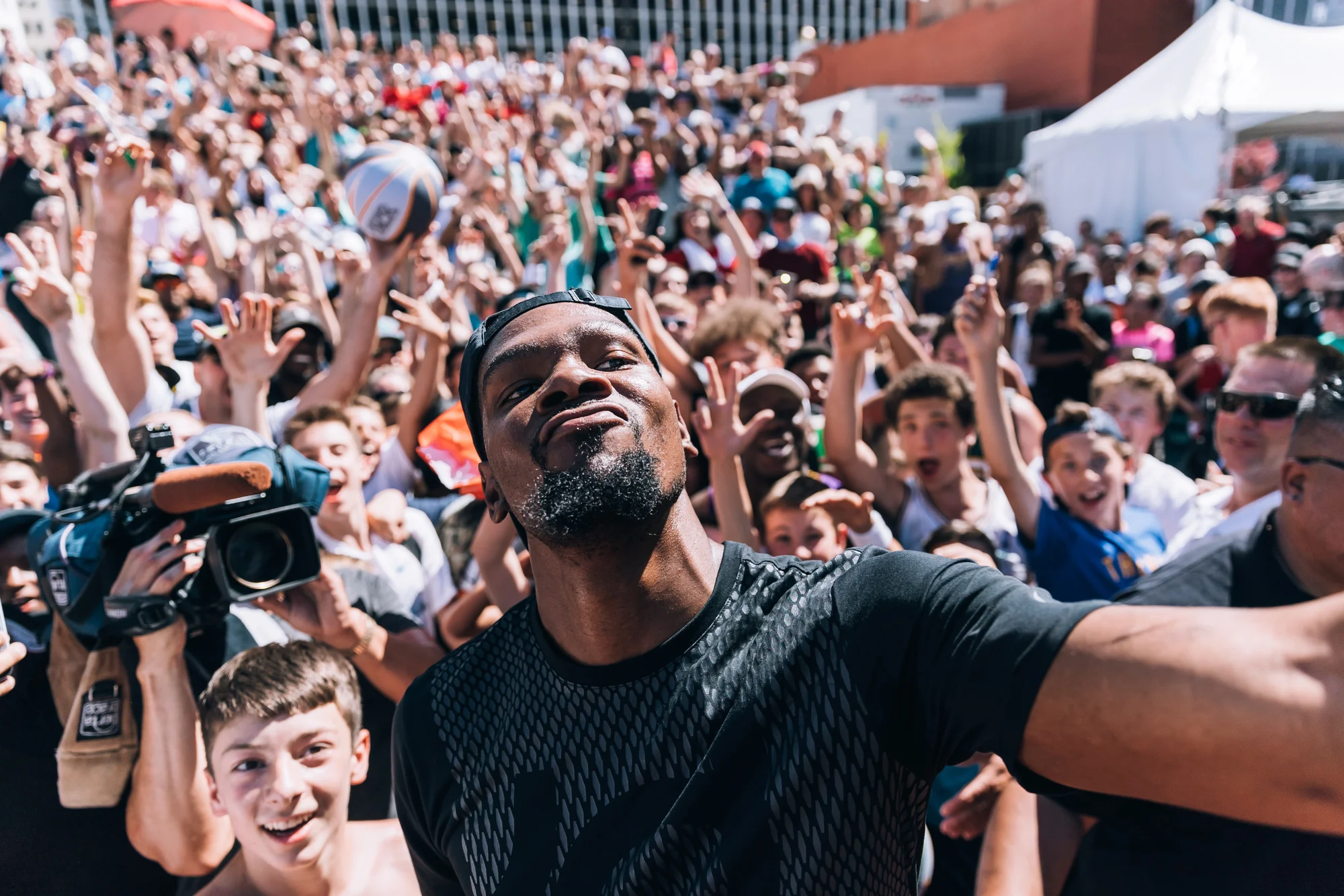 Kevin Durant’s 2017 Appearance at Hoopfest
