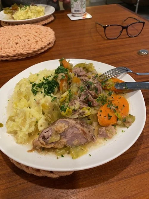 Chicken, Lentil and Apple Casserole