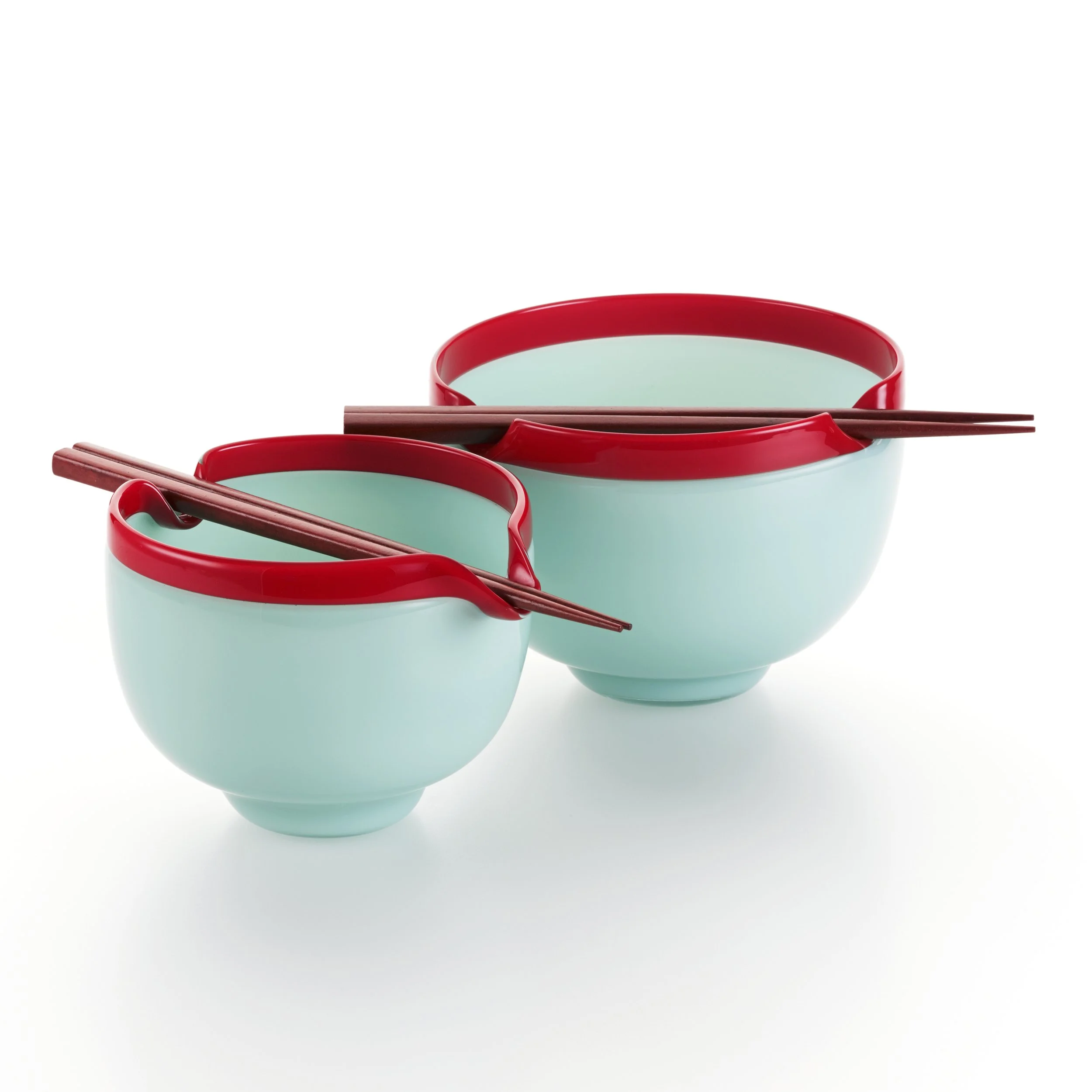 Robbin's egg and Red Noodle Bowls.JPG