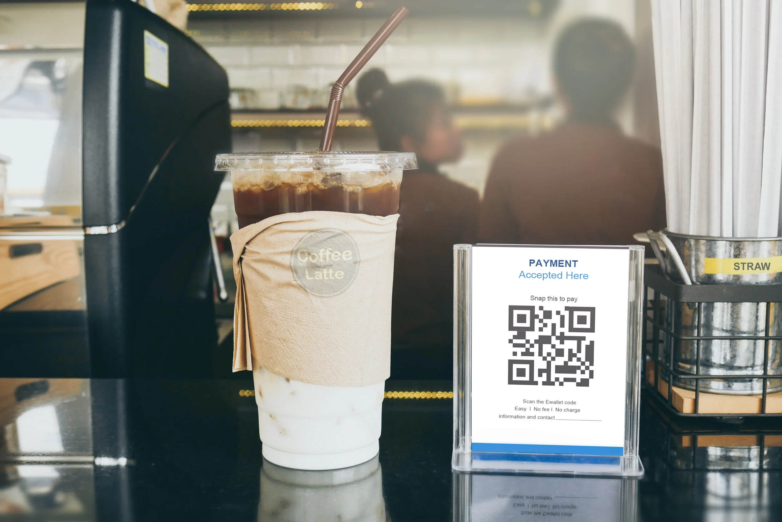 QR кофе