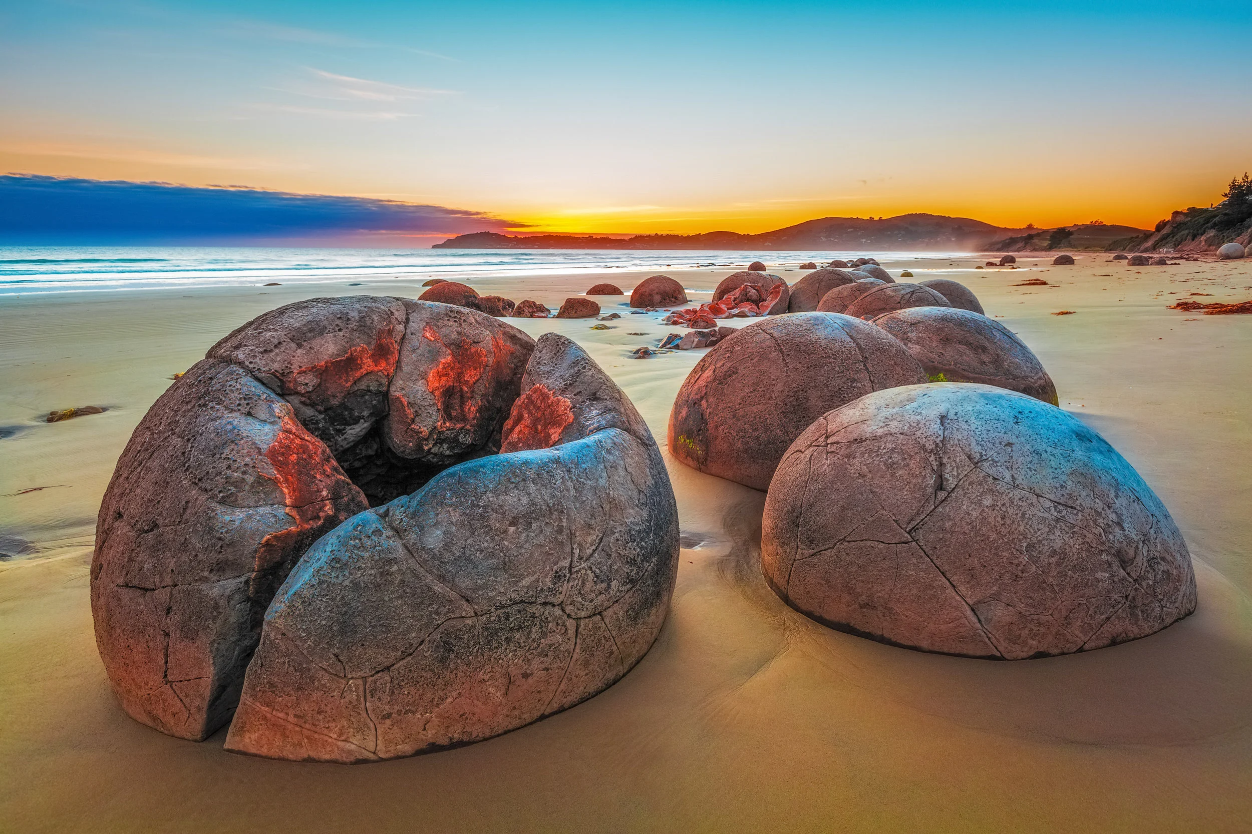 Moeraki Boulders,Otago, South Island
