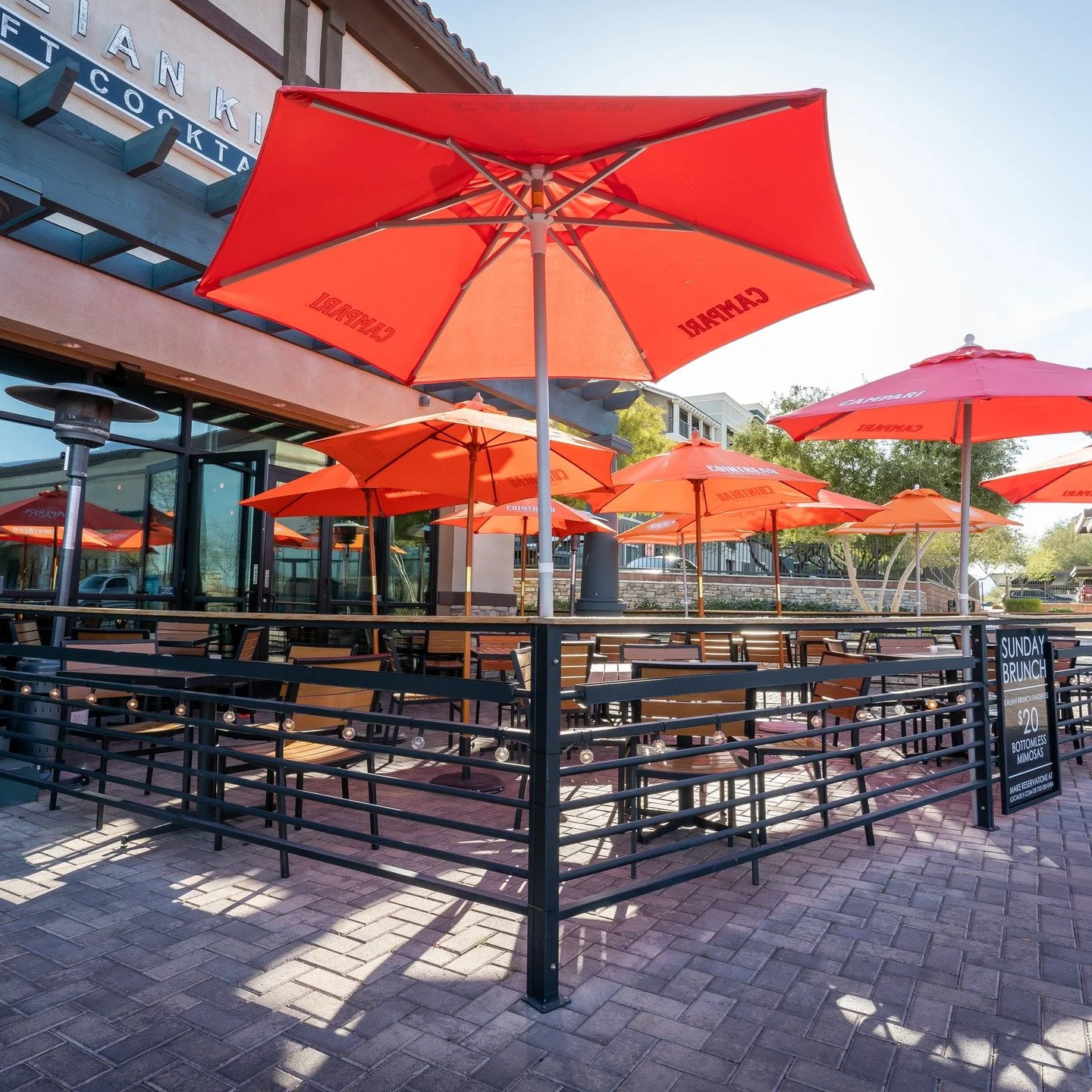 Nothing beats a relaxed evening on the Locale patio. Roomy, quiet, dog-friendly, and glowing with those perfect string lights as the sun dips. Pair it with fresh pasta, a spritz, and good company&mdash;pure Vegas magic outside the Strip.