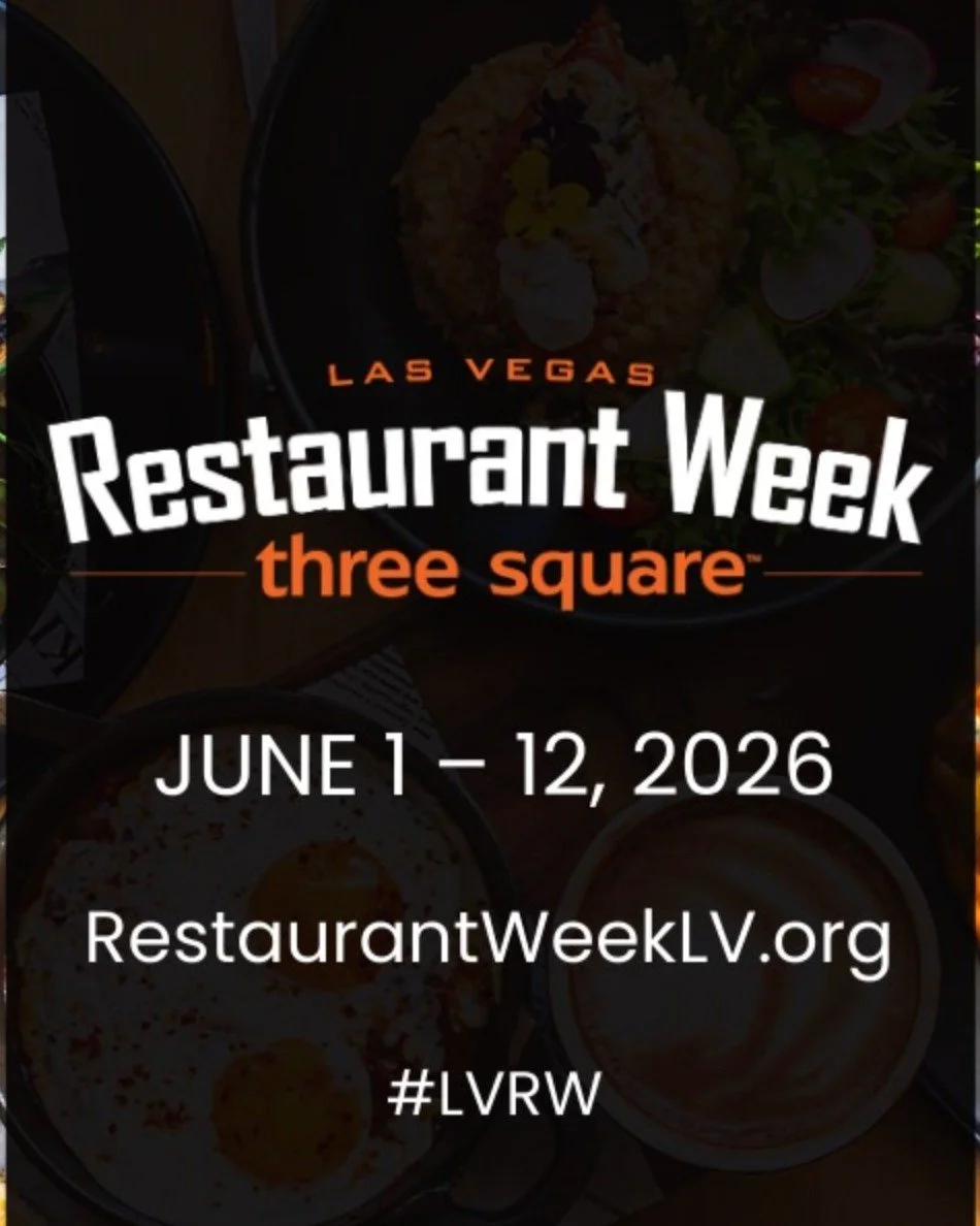 Restaurant Week is back!! Enjoy a special 3 course Dinner by Chef Lorena Telles for only $50, and we donate $4.00 to Three Square Food Bank for each Dinner sold!