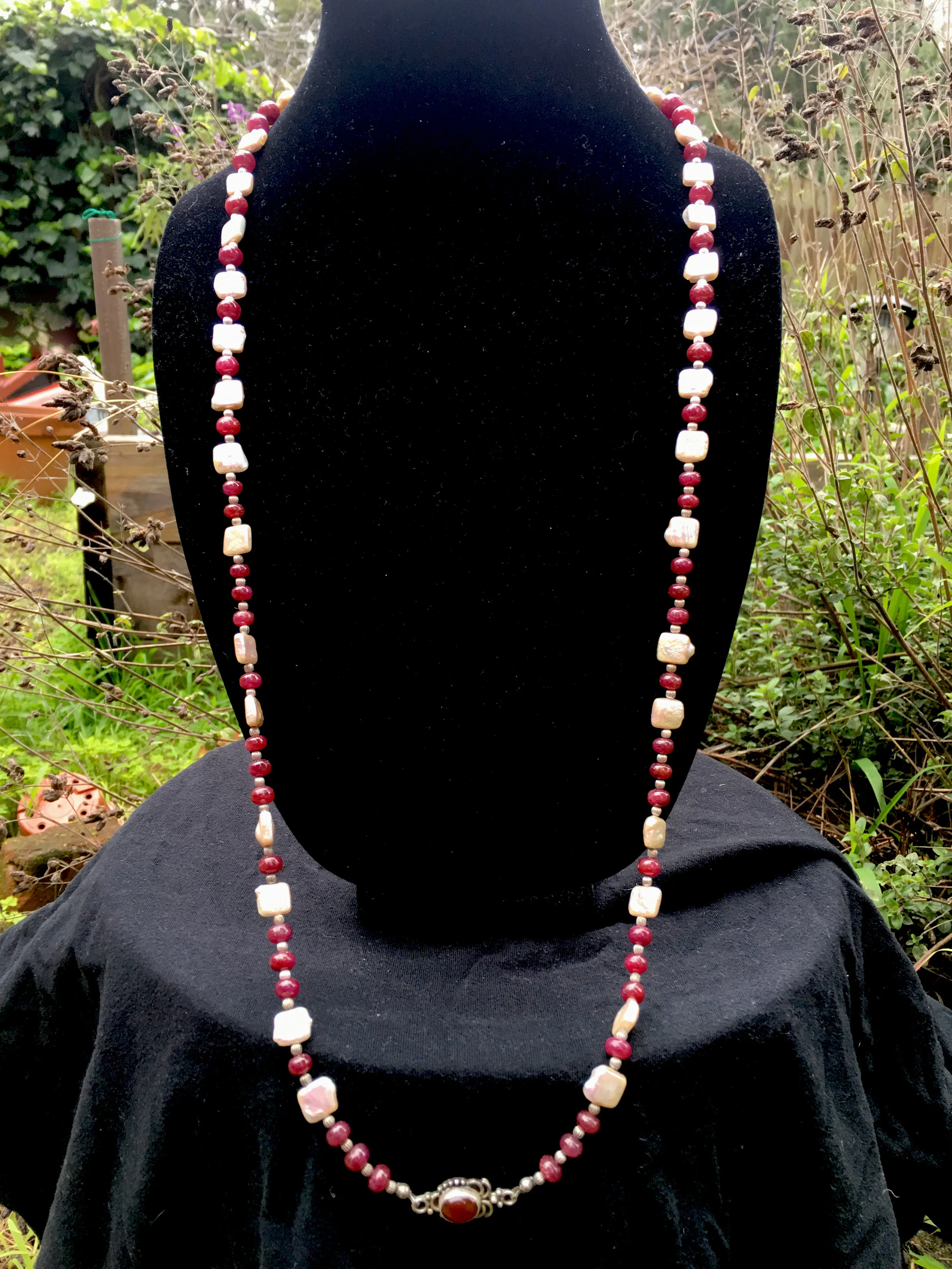 Ruby &amp; Pearl (includes earrings)