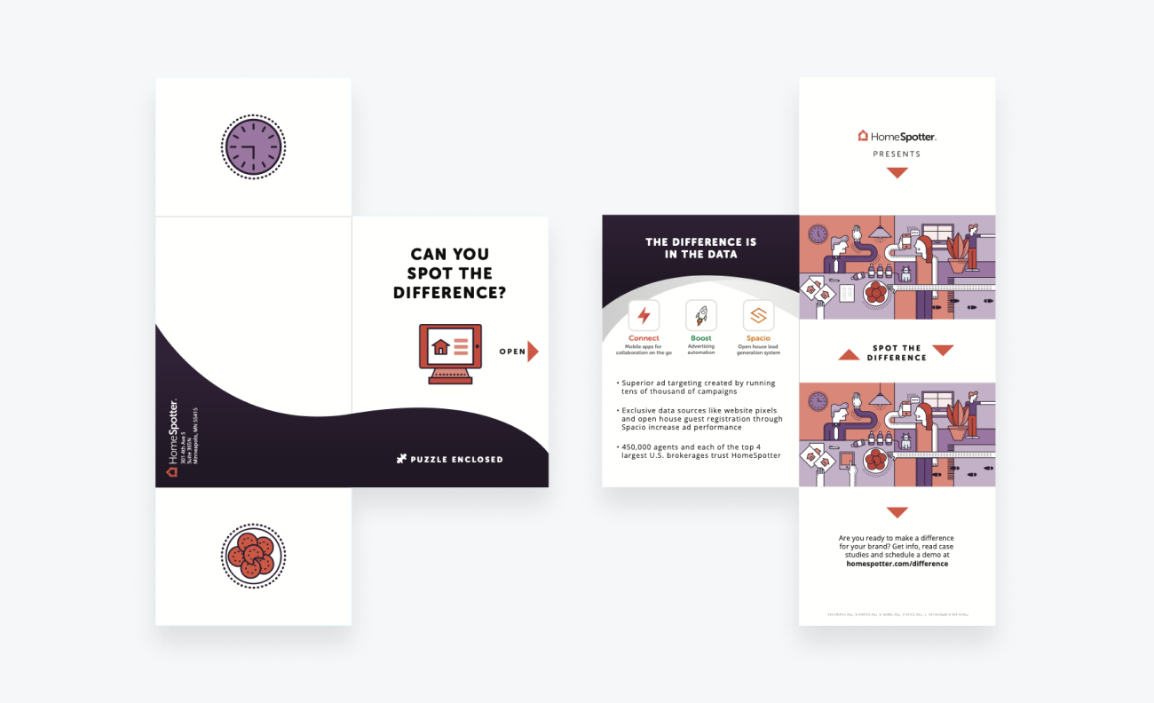 Spot the Difference Mailer — Carl Frederich Waite