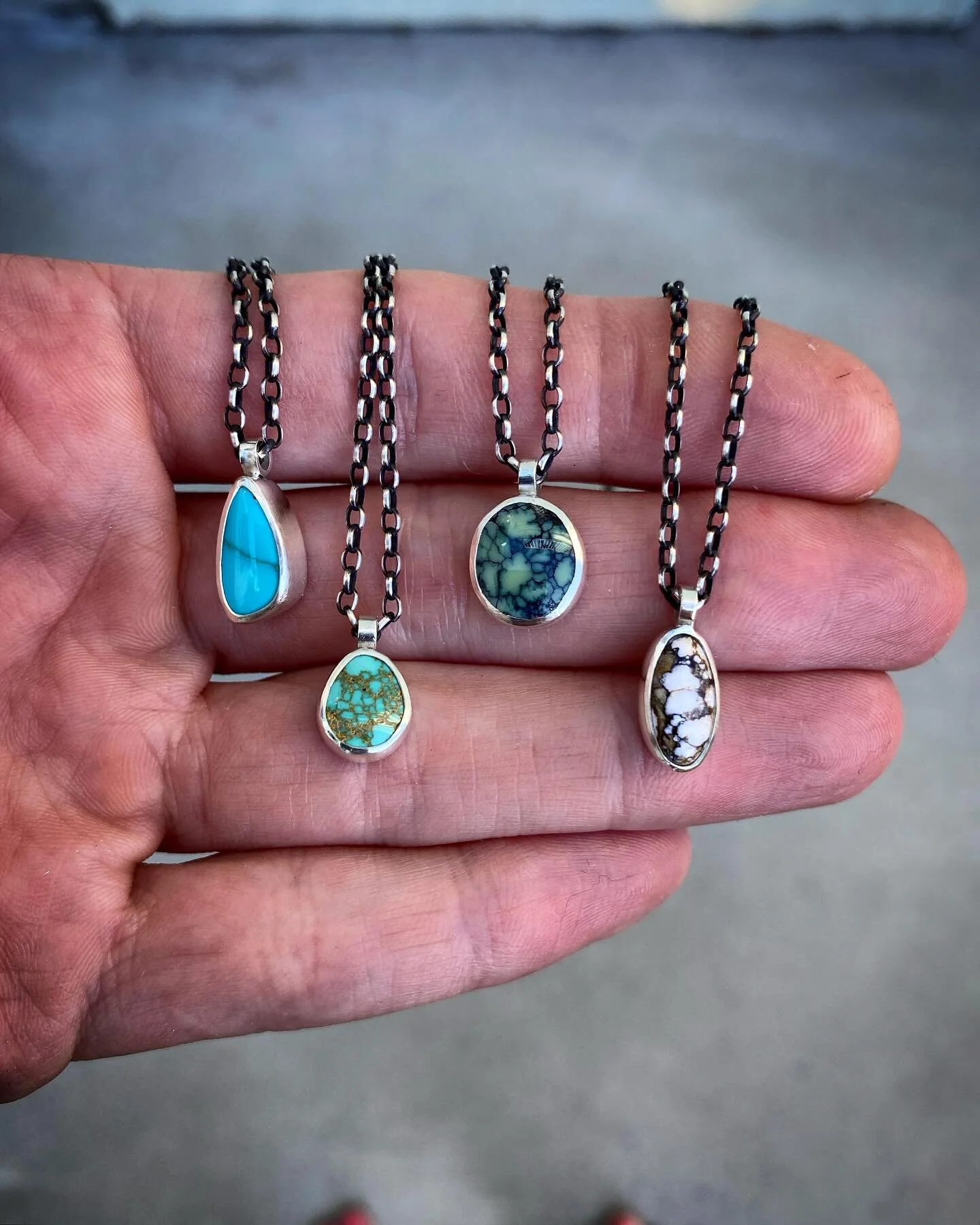 High Grade Smalls Pendants✨✨

I&rsquo;ve had these small simple everyday/layering pendants with some knock out stones on the brain for awhile now, so after some time sourcing stones I finally got the perfect group together to make it happen 🖤

These