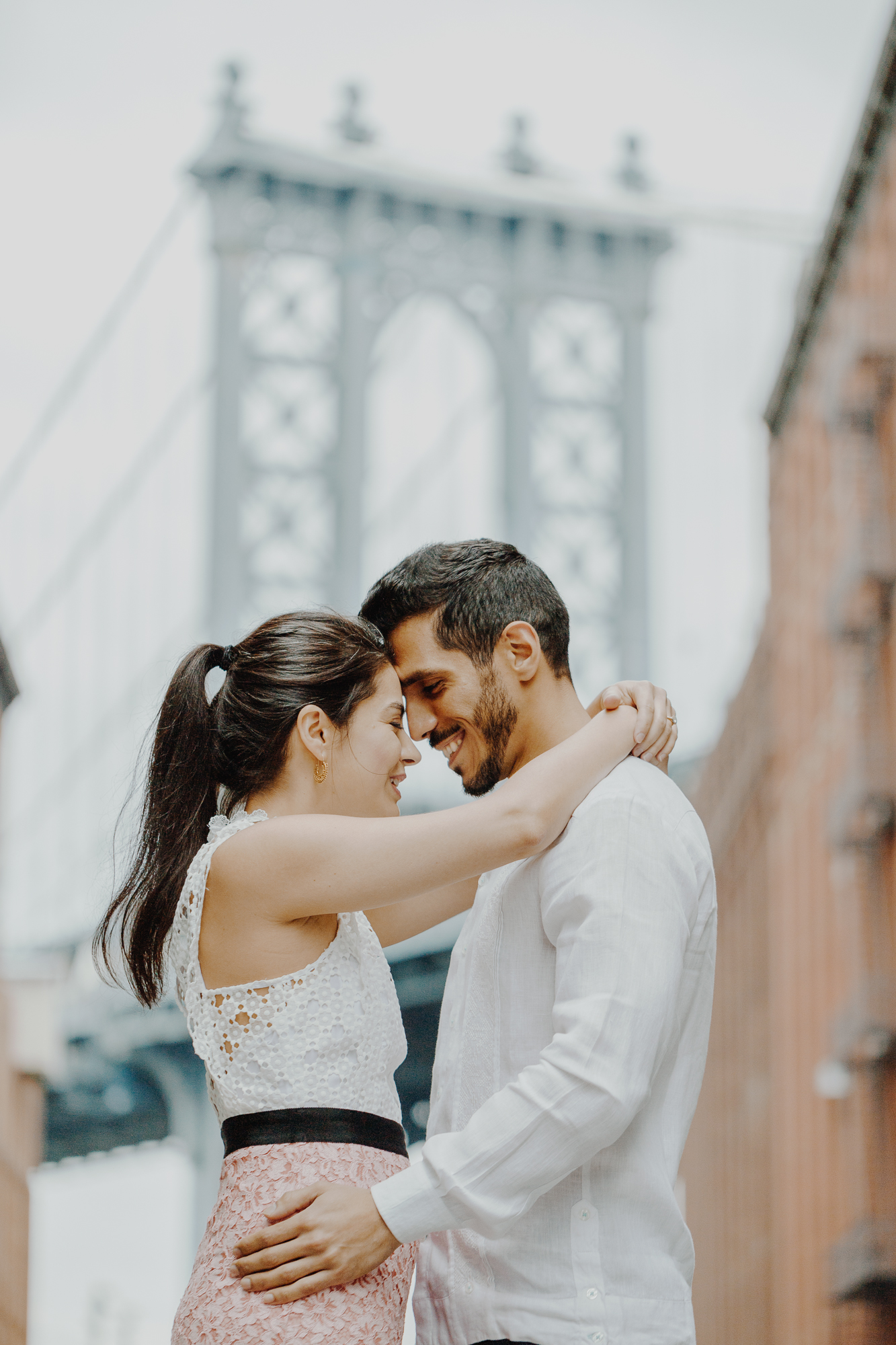 Romantic DUMBO Engagement Photos