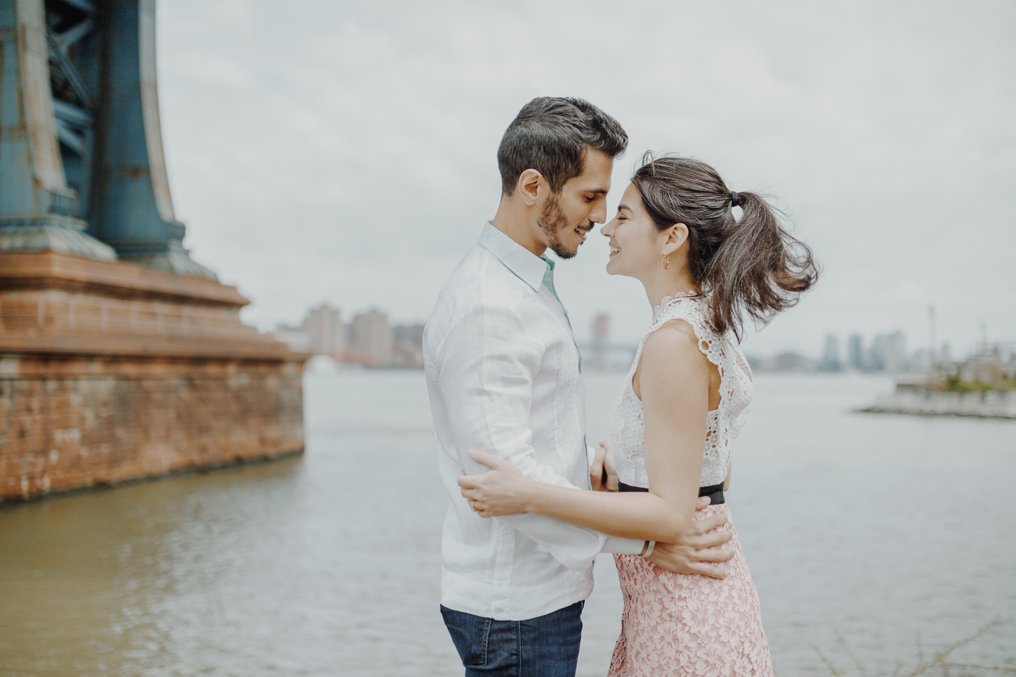 Joyful DUMBO Engagement Photos