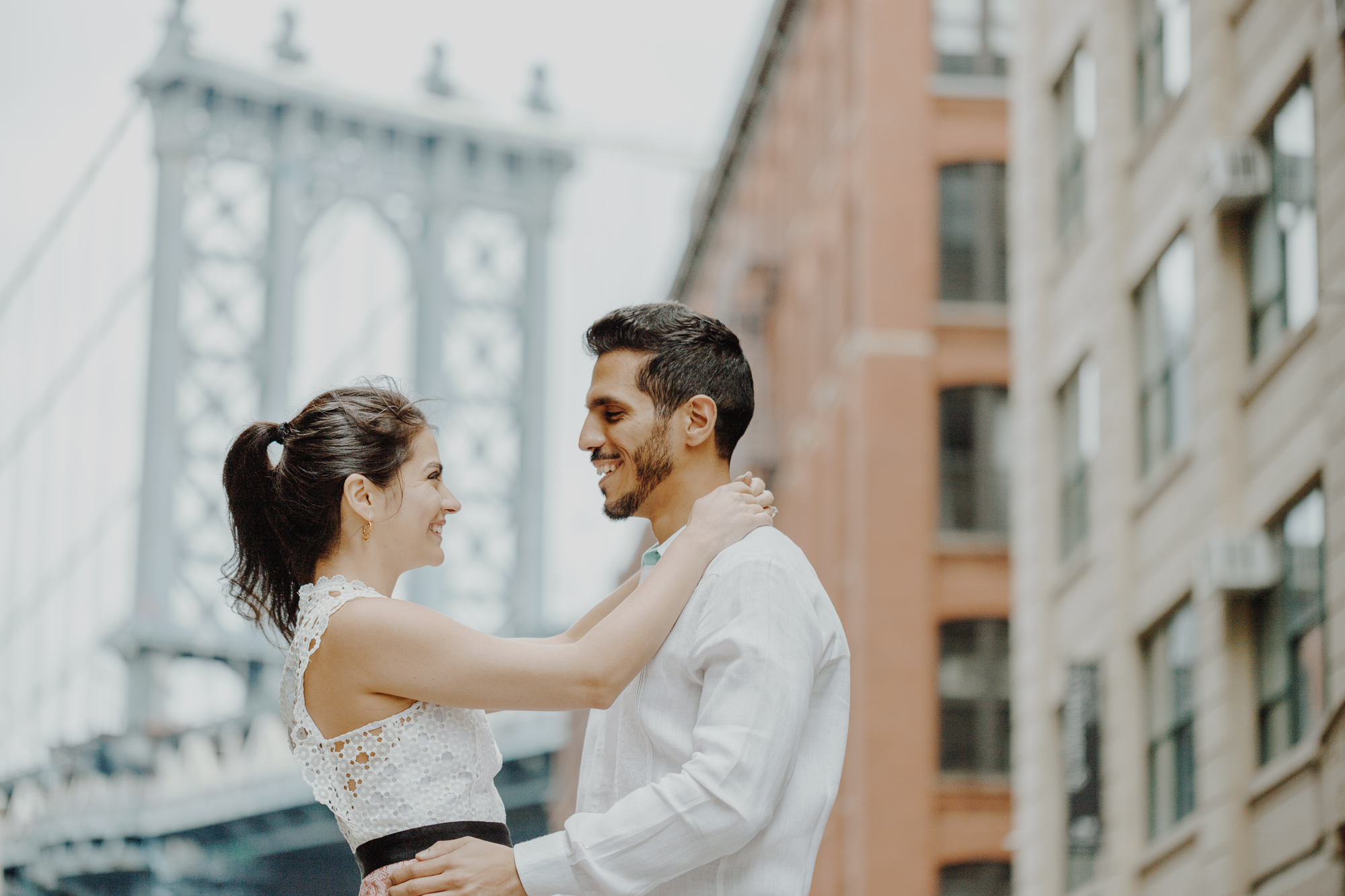 Marvelous DUMBO Engagement Photos