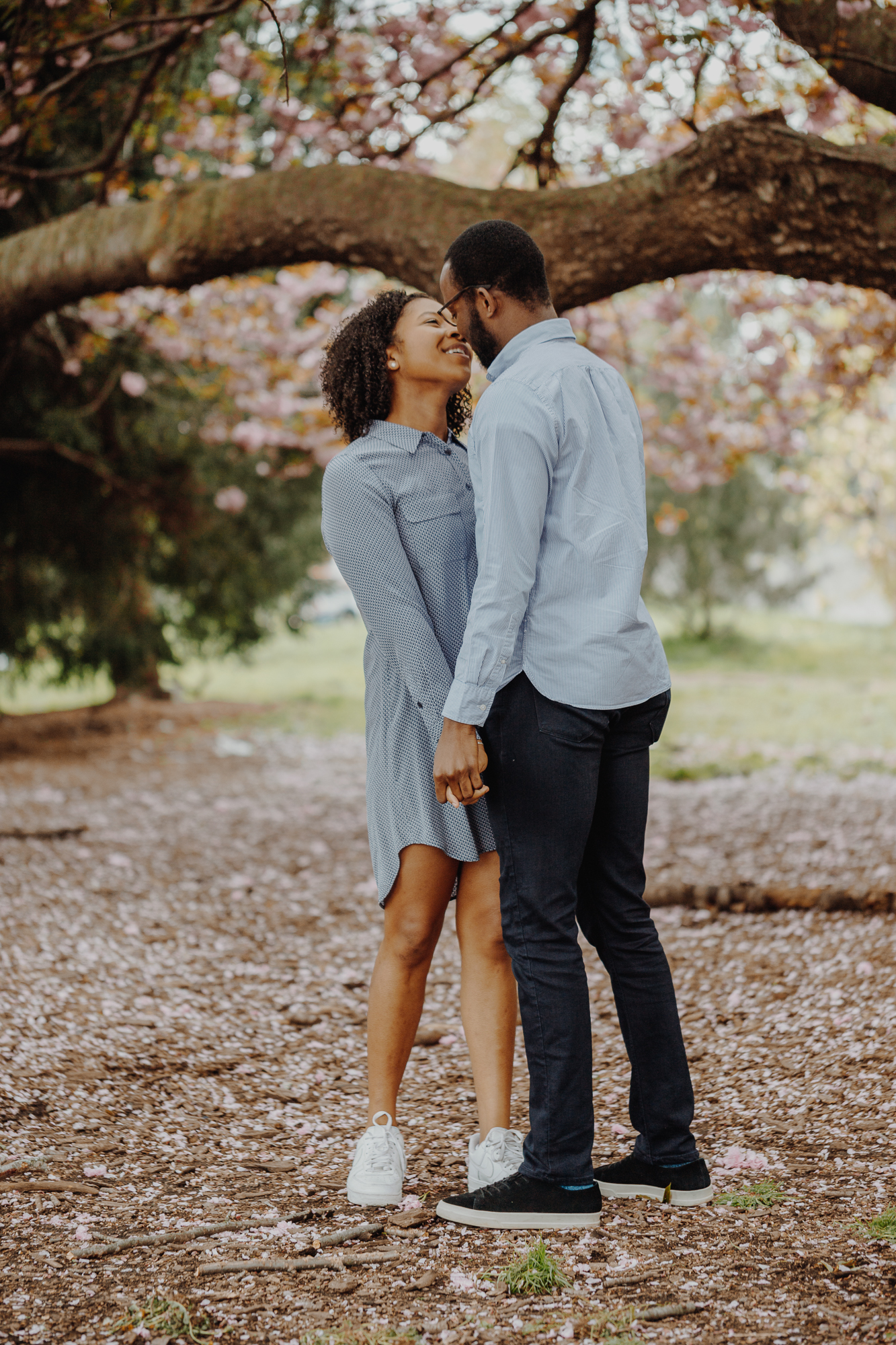 Stunning Prospect Park Photography with Spring Blossoms