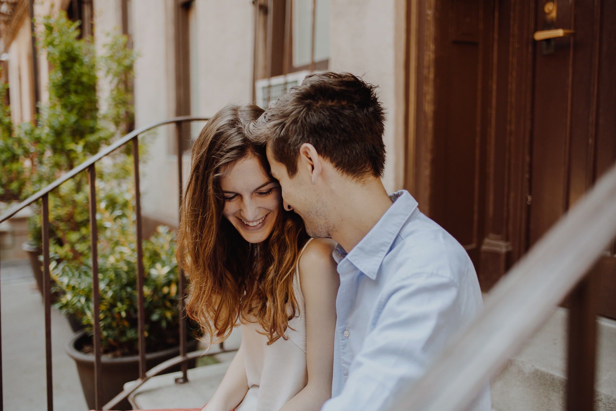 Sweet Tribeca Engagement Photography