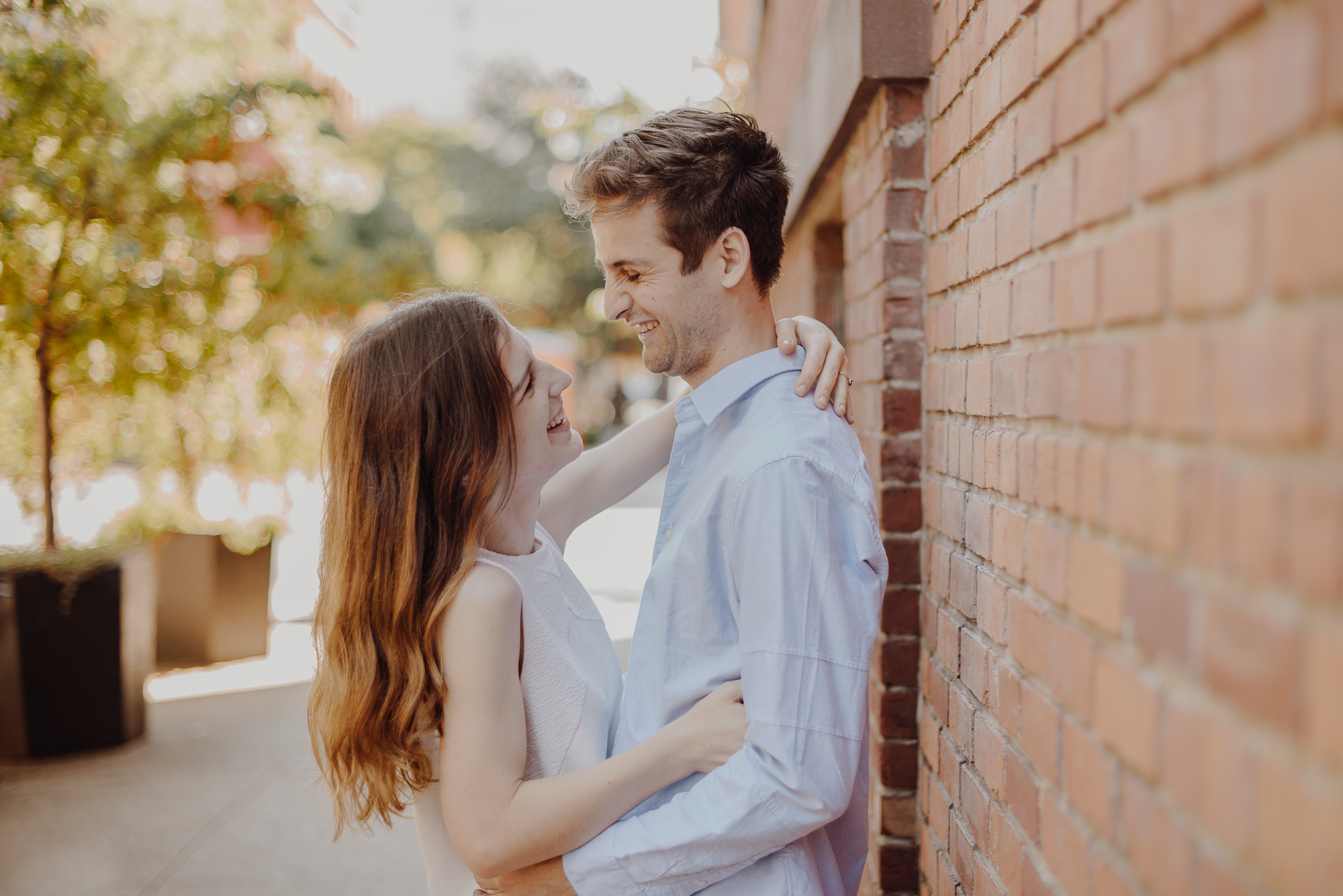 Joyful Tribeca Engagement Photography