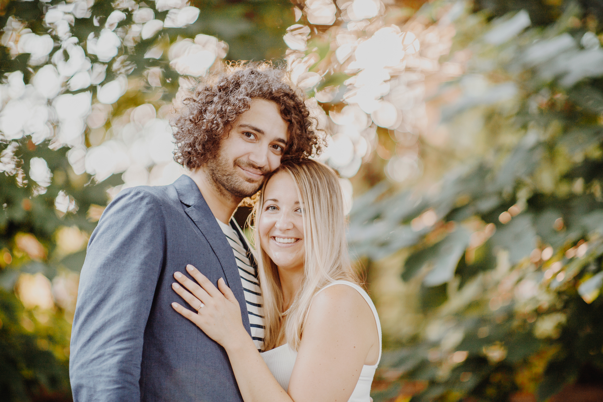 Radiant Engagement Photos in Grand Army Plaza