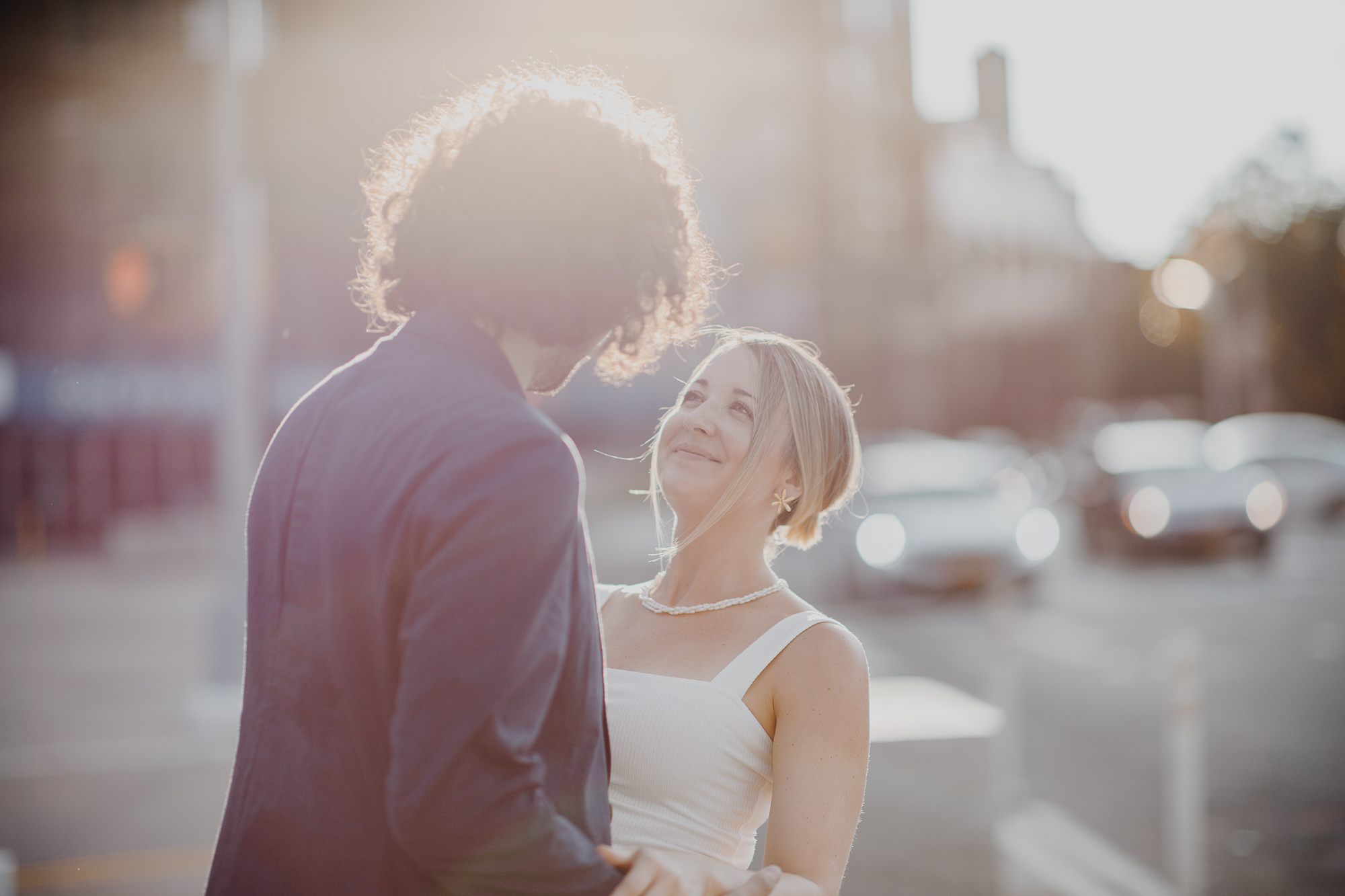 Lovely Engagement Photos in Grand Army Plaza