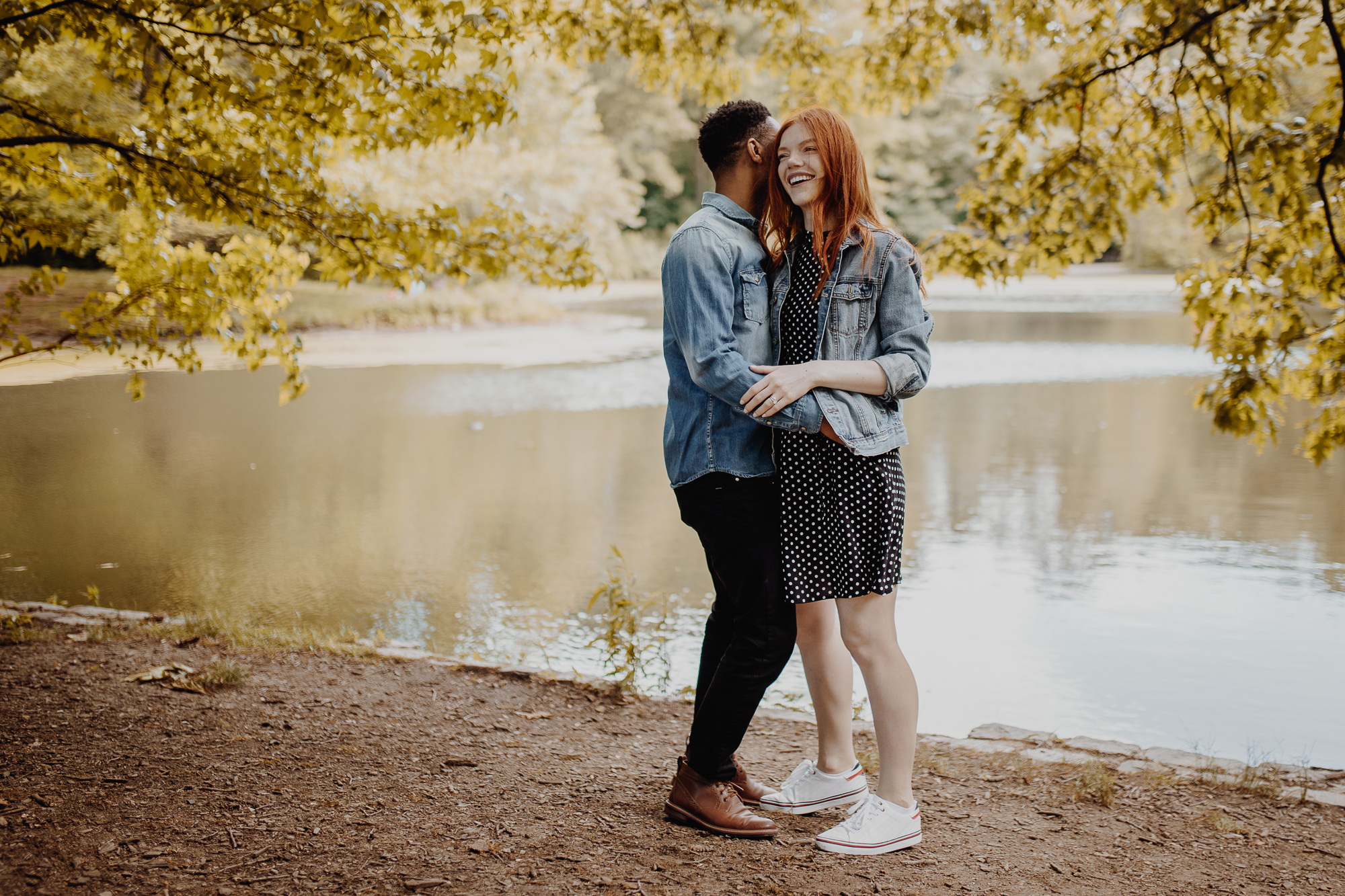 Fun Prospect Park Engagement Photography