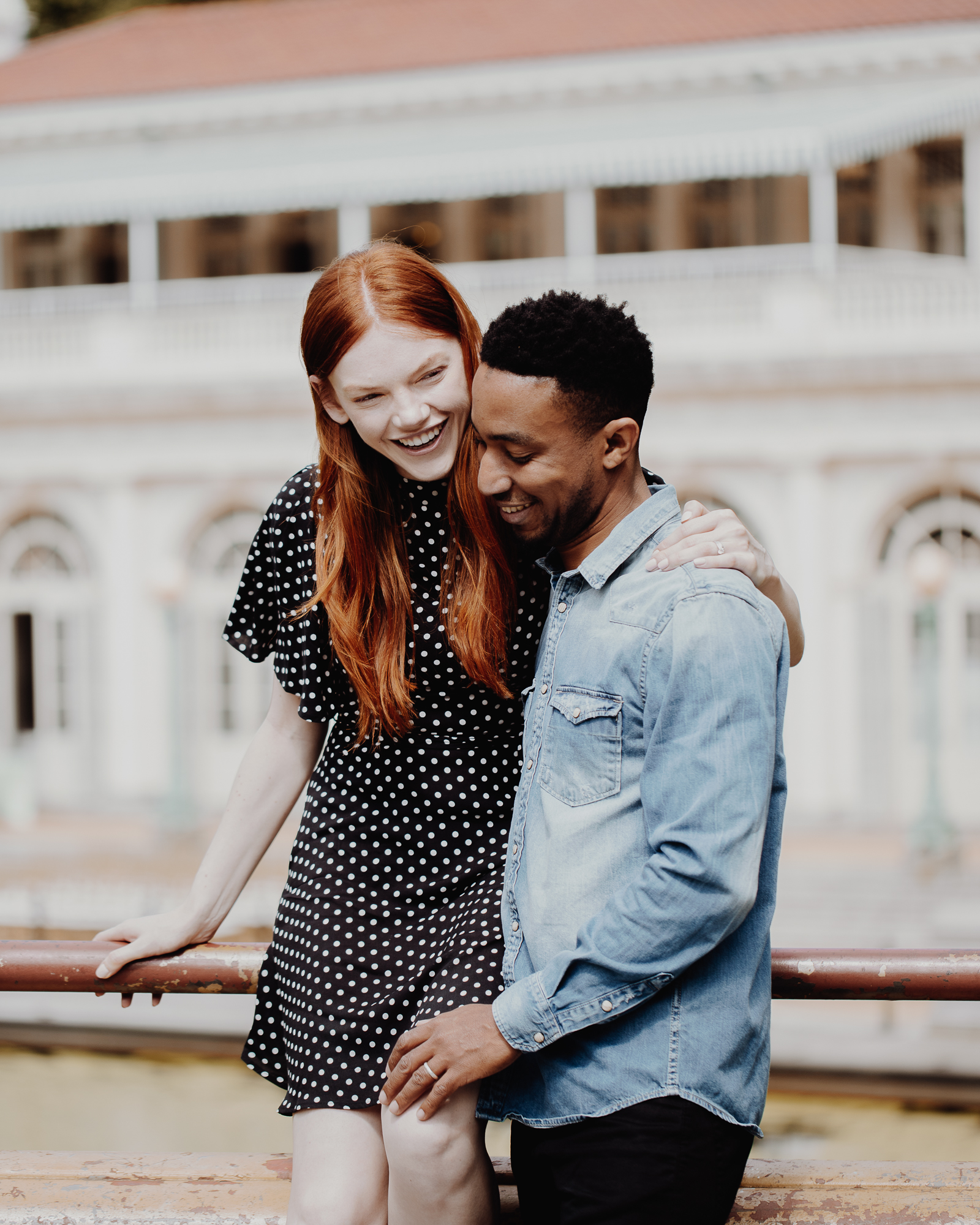 Joyful Prospect Park Engagement Photography