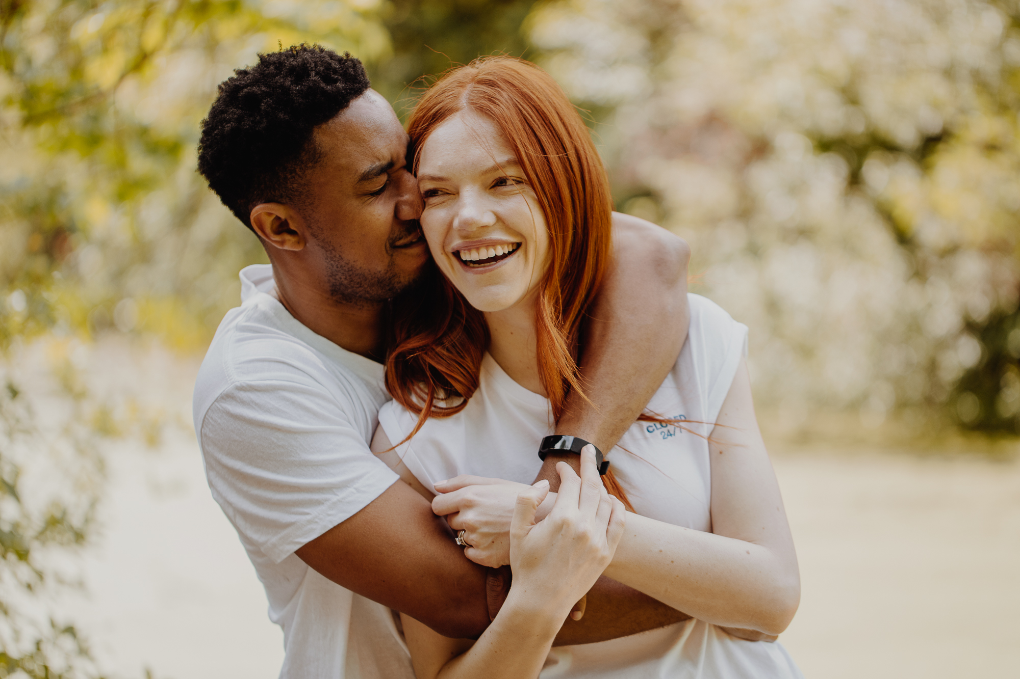 Vibrant Prospect Park Engagement Photography