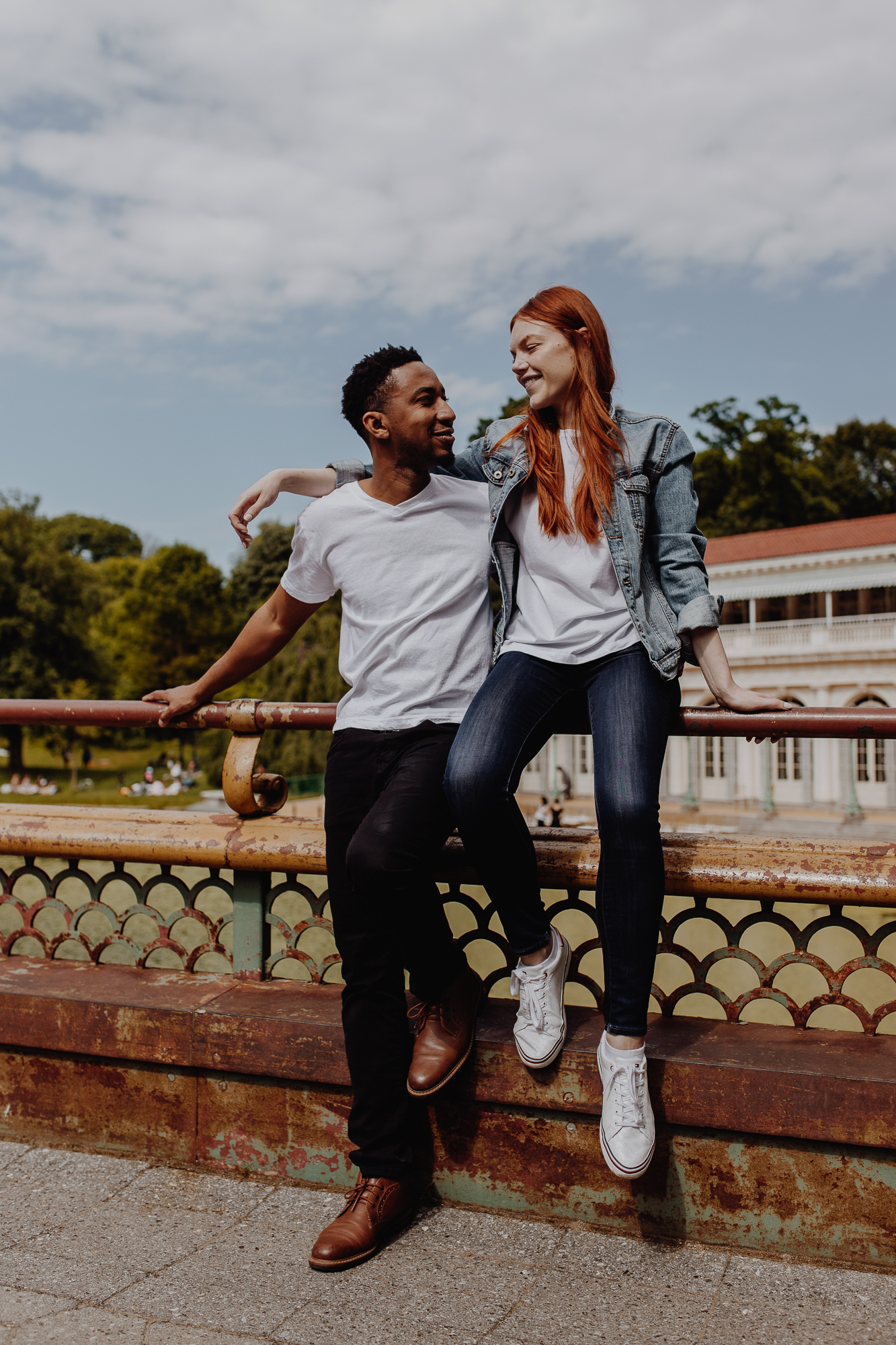 Stylish Prospect Park Engagement Photography