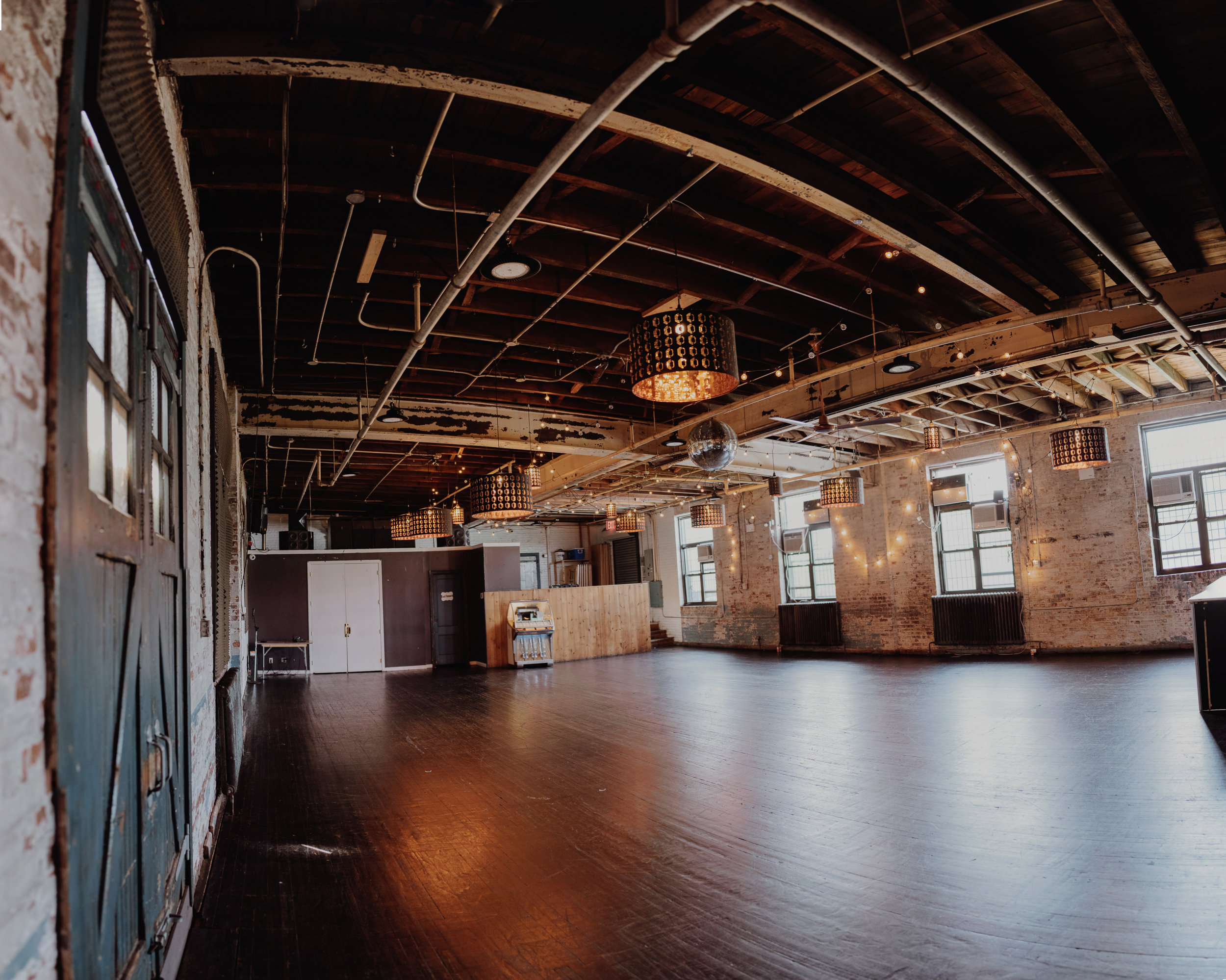 Large Raw Space Wedding Venue Photography at Loft 172 in Brooklyn