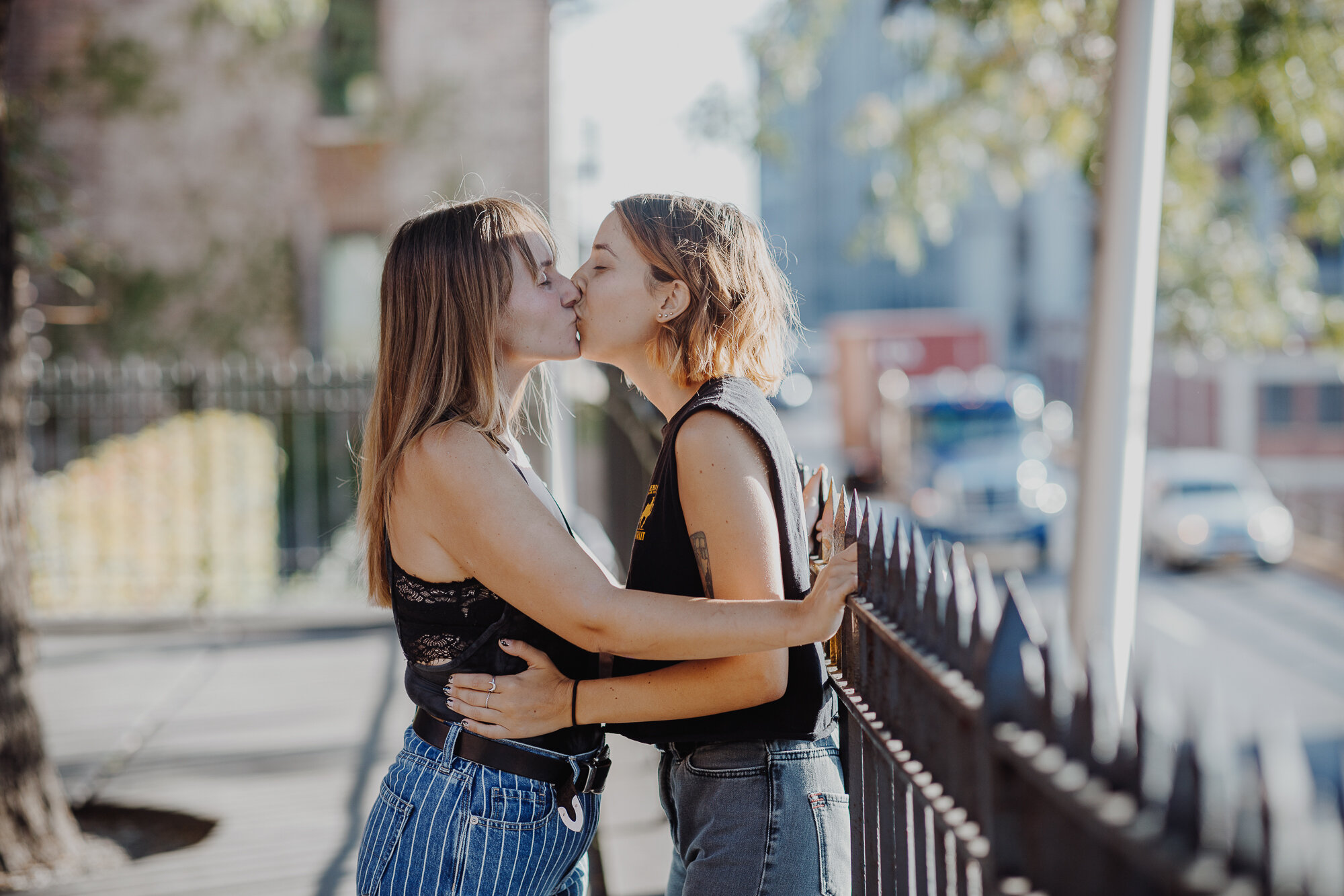 Touching Brooklyn Heights Couples Photo Session