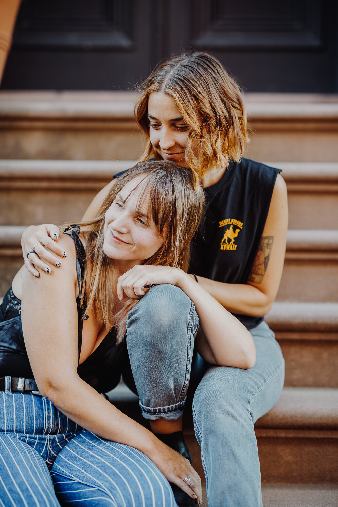 Vibrant Brooklyn Heights Couples Photo Session