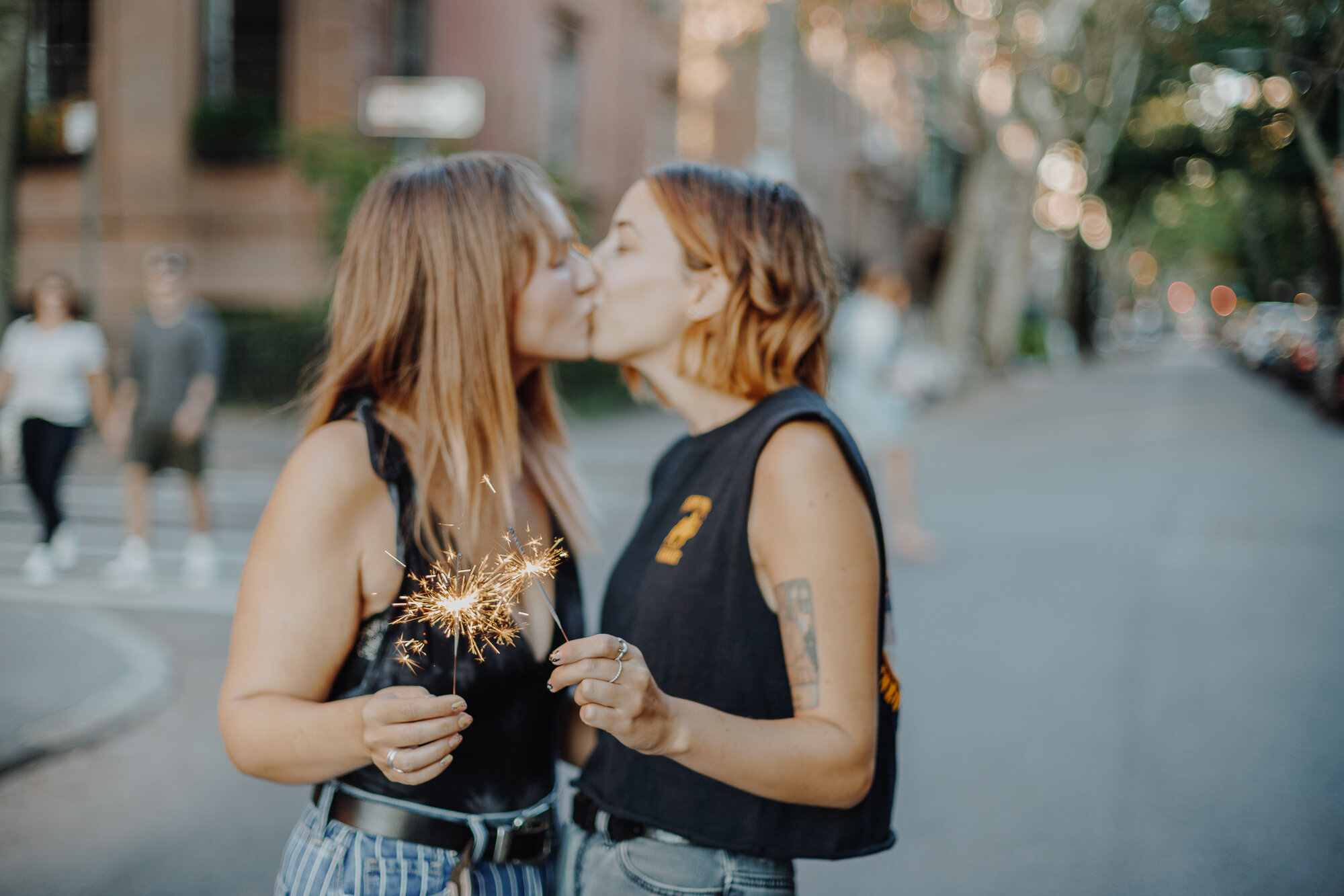 Creative Brooklyn Heights Couples Photo Session