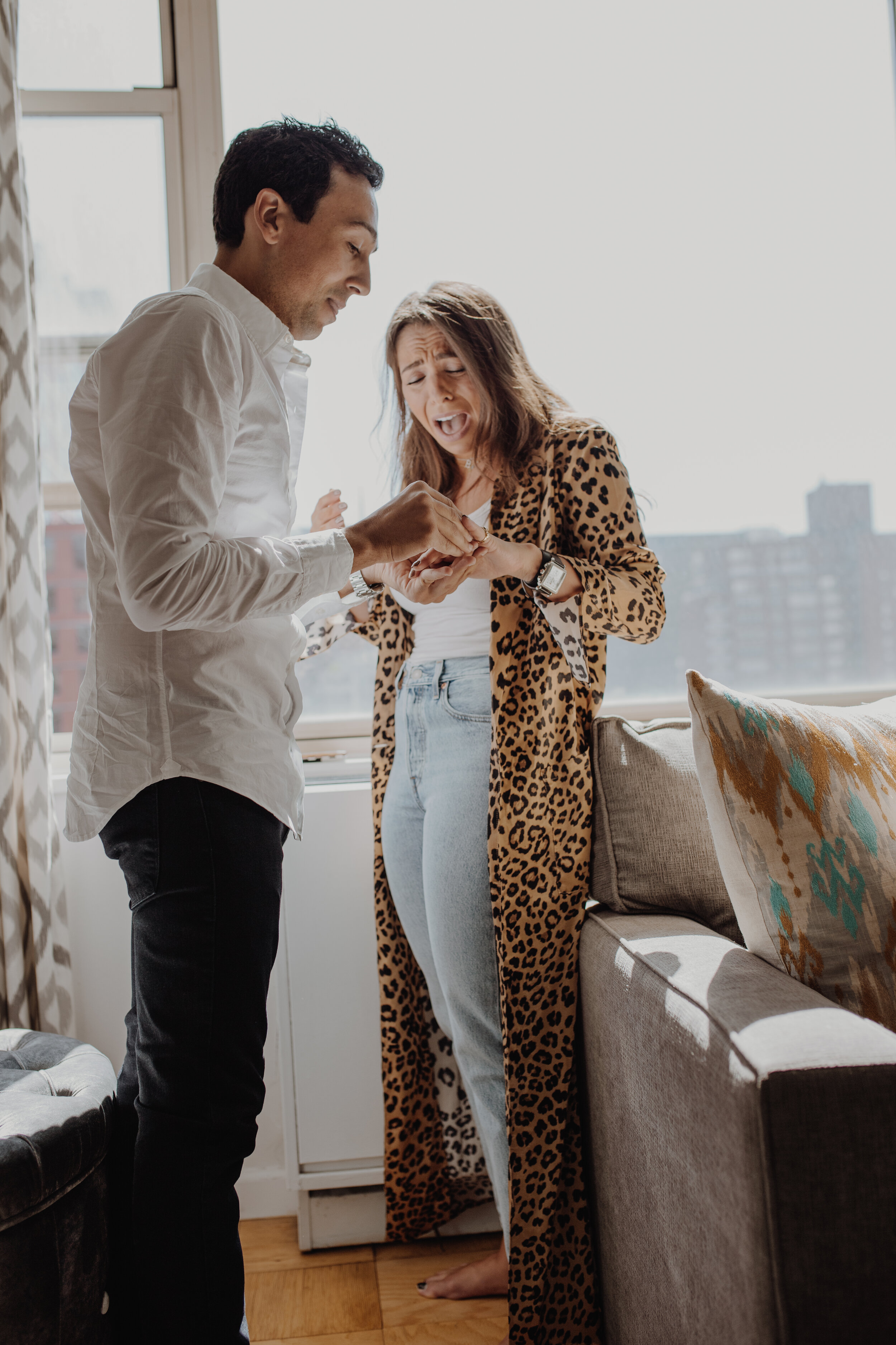 Timeless and Touching Surprise Proposal Photography in NYC